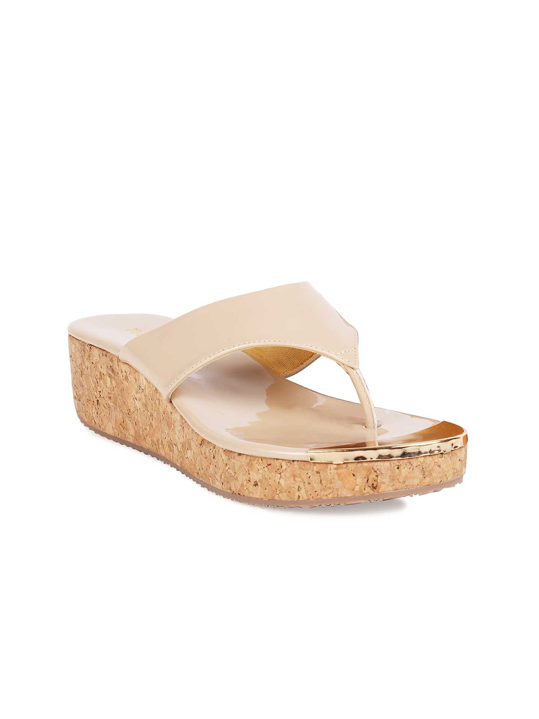 

Rocia Beige Wedge Sandals