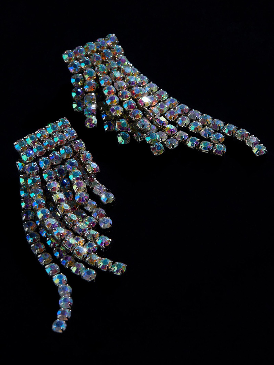 

H&M Women Silver Long Earrings