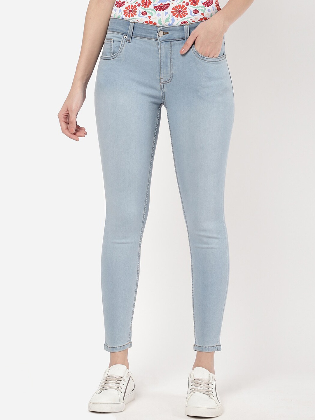 

R&B Women Blue Skinny Fit Jeans