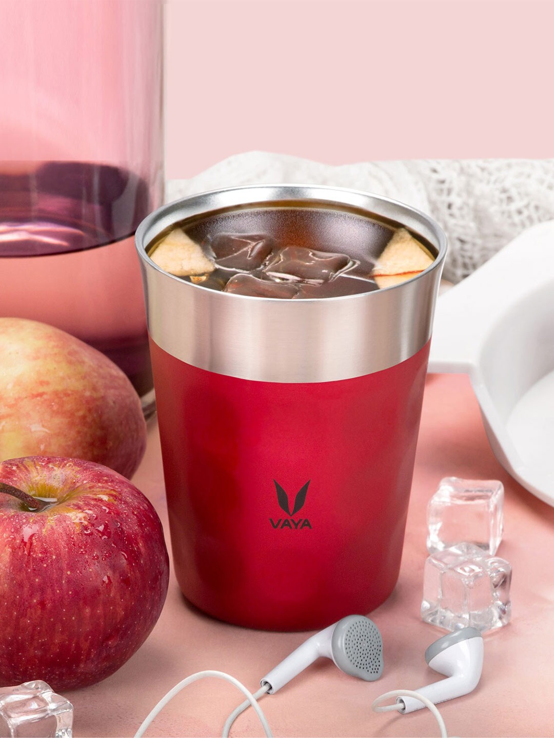 

Vaya PopCup Red Vacuum Insulated Stainless Steel Tumbler 250 ml
