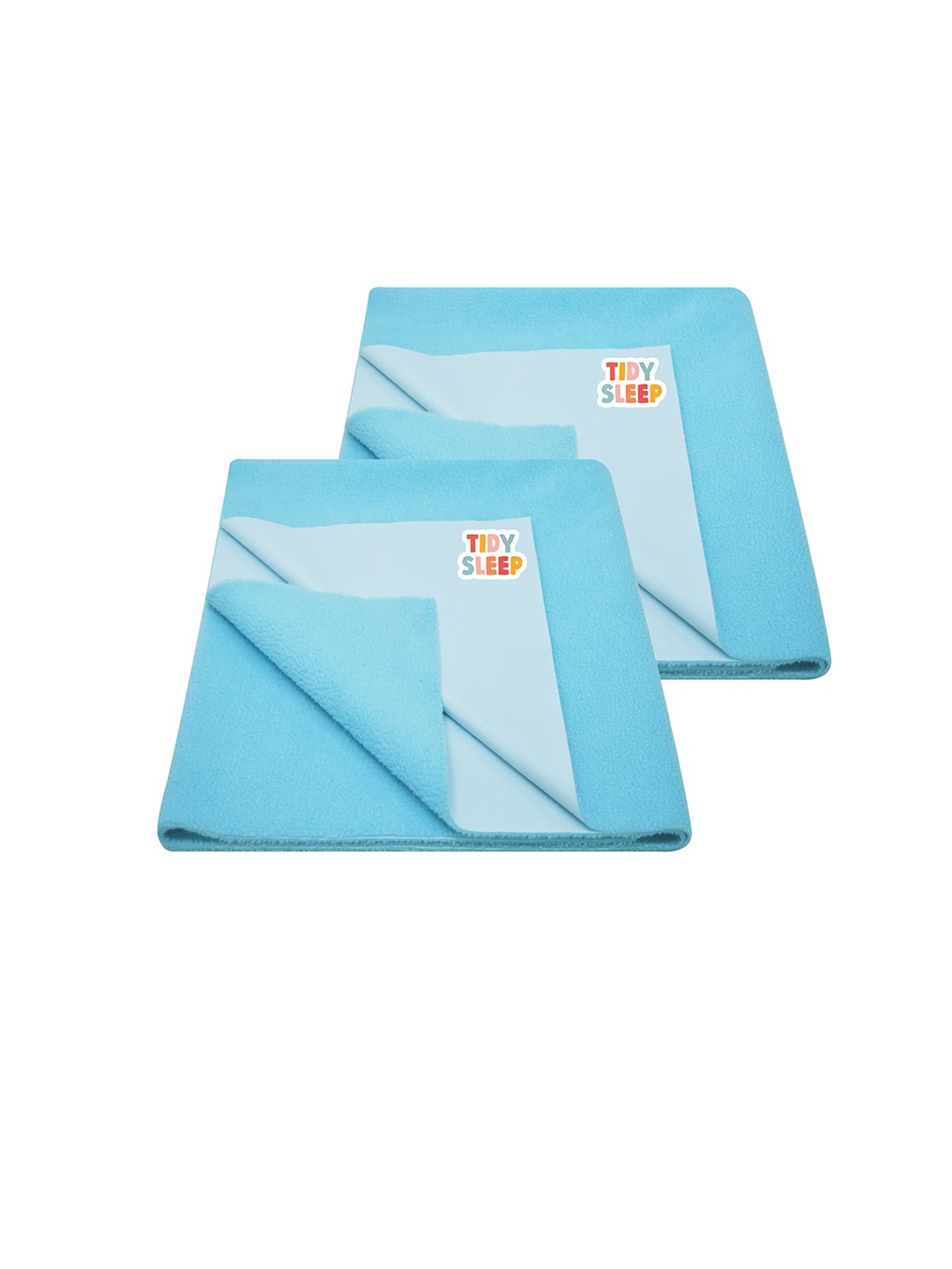 

TIDY SLEEP Kids Set Of 2 Blue Water Proof Mattress Protector
