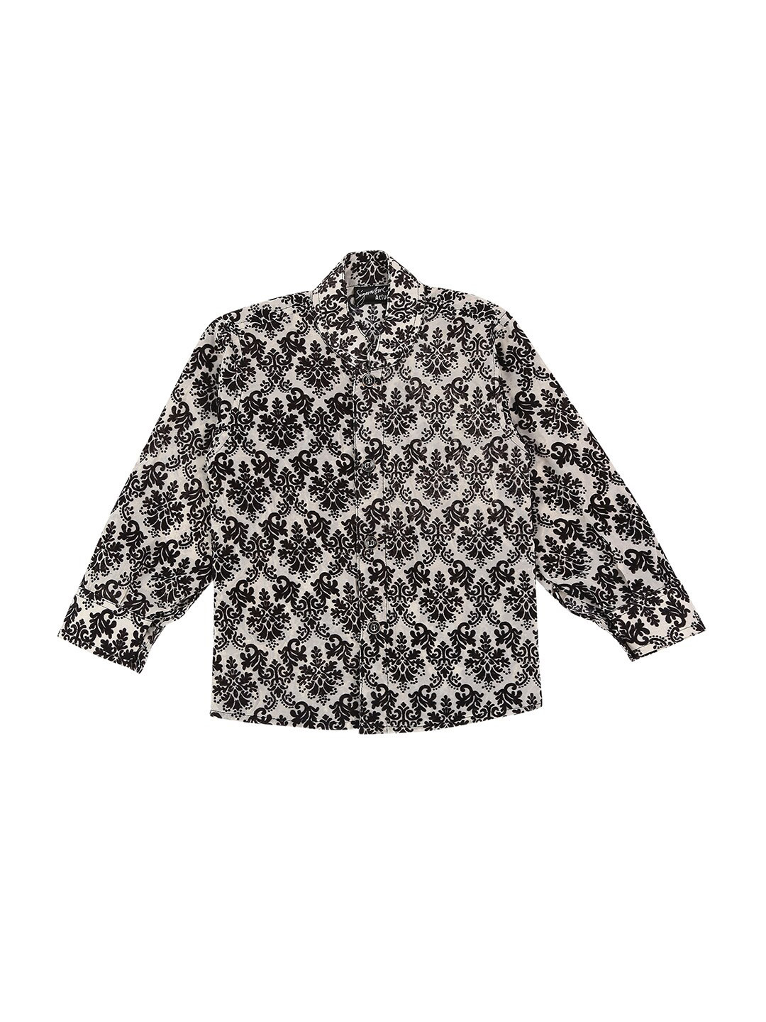 

Actuel Boys Black Printed Party Shirt