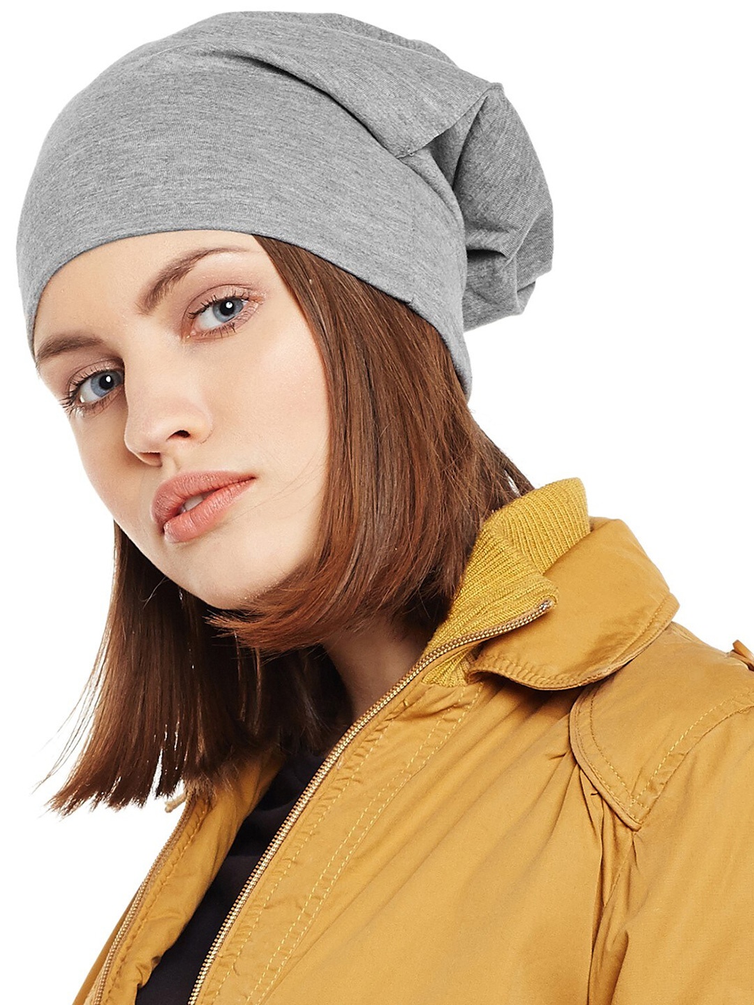 

VIMAL JONNEY Women Grey Melange Beanie