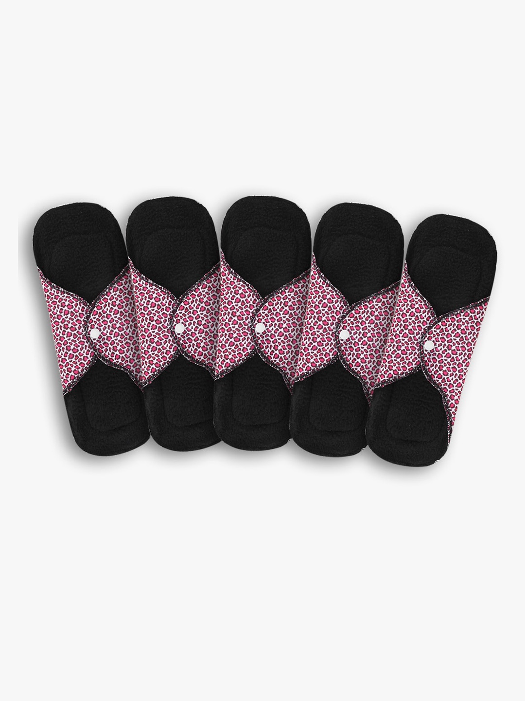 

CareDone Set Of 5 Pink 4-Layered Ultra Thin Rash Free Reusable Sanitary Cloth Pads