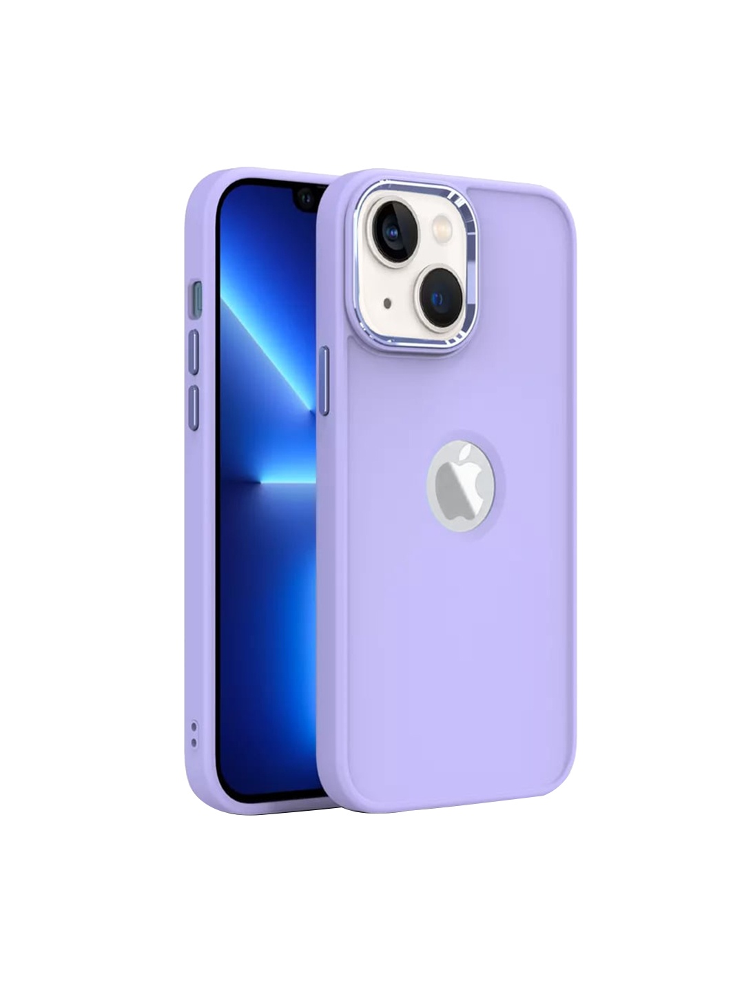 

Karwan Purple Solid iPhone 13 Back Case