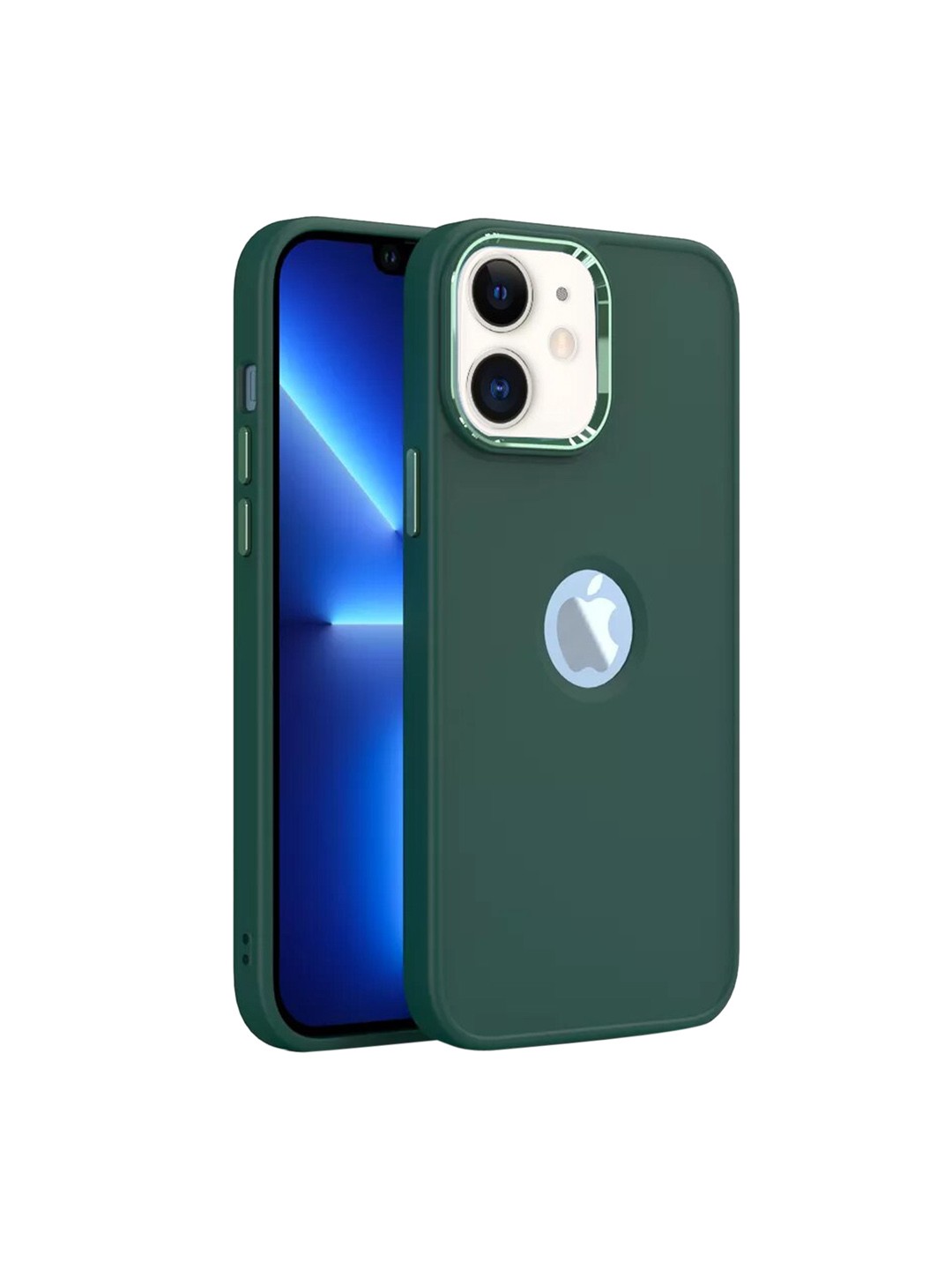 

Karwan Dark Green Solid Back Cover for Apple iPhone 11