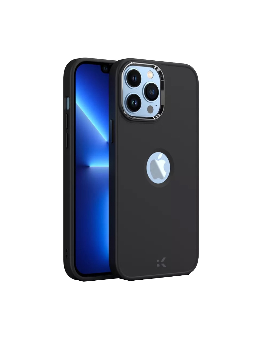 

Karwan Black Solid iPhone 12 Pro Max Mobile Back Case