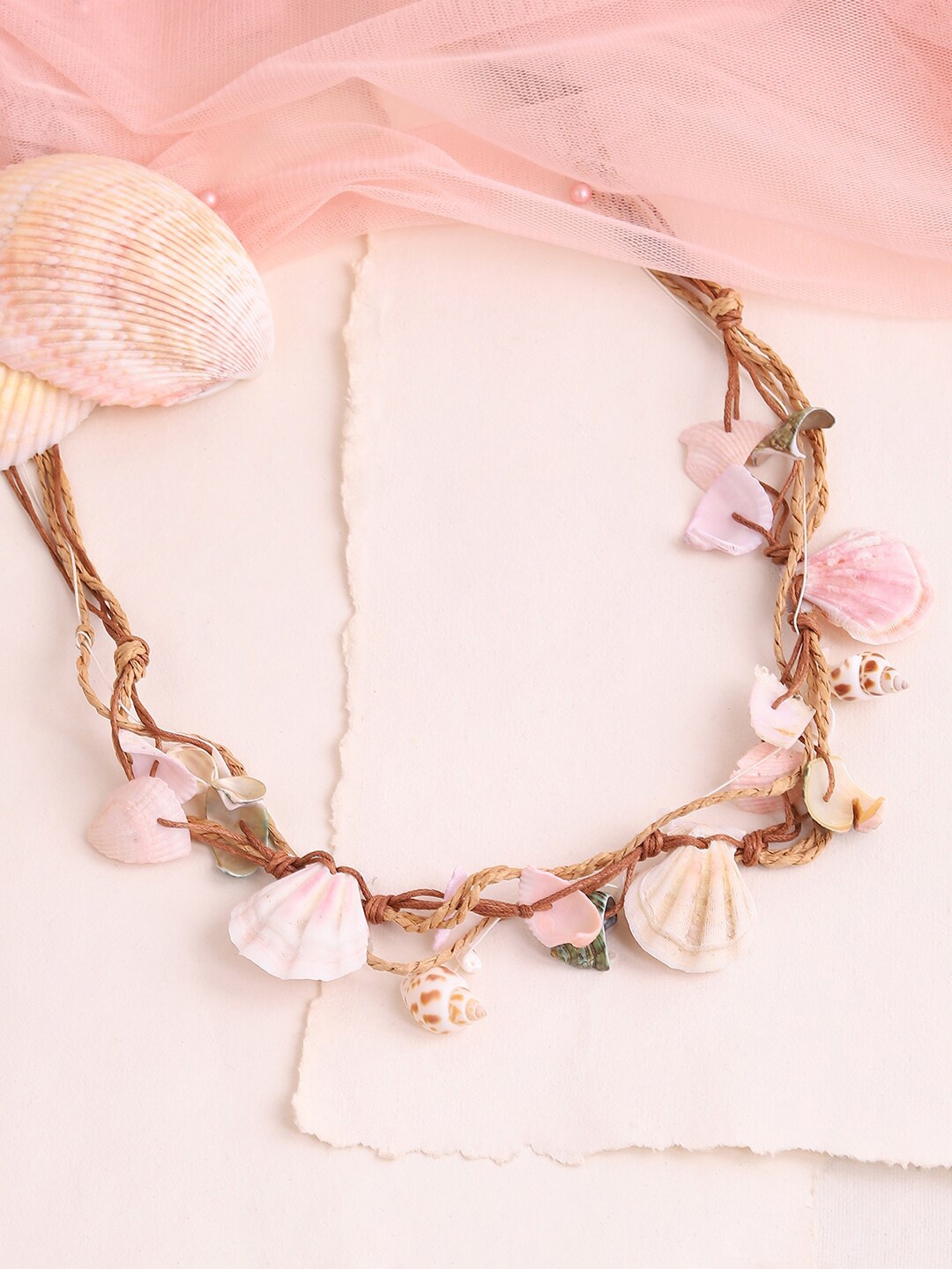 

SOHI Women Gold-Toned & White Gold-Plated Necklace