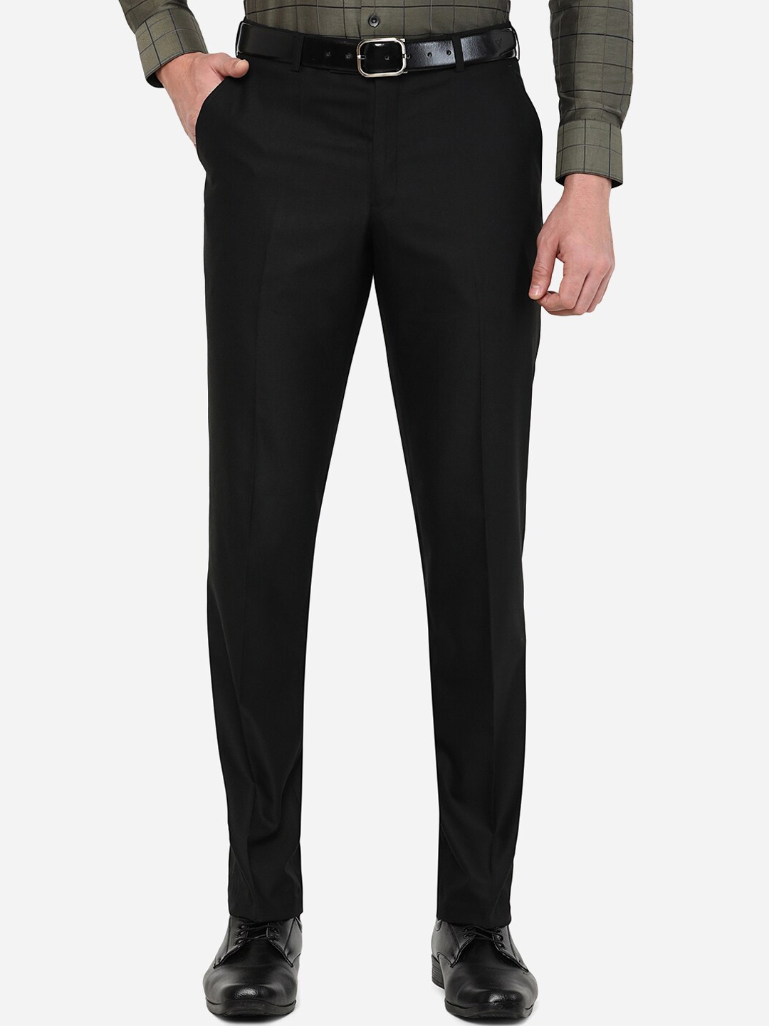 

JADE BLUE Men Black Trousers