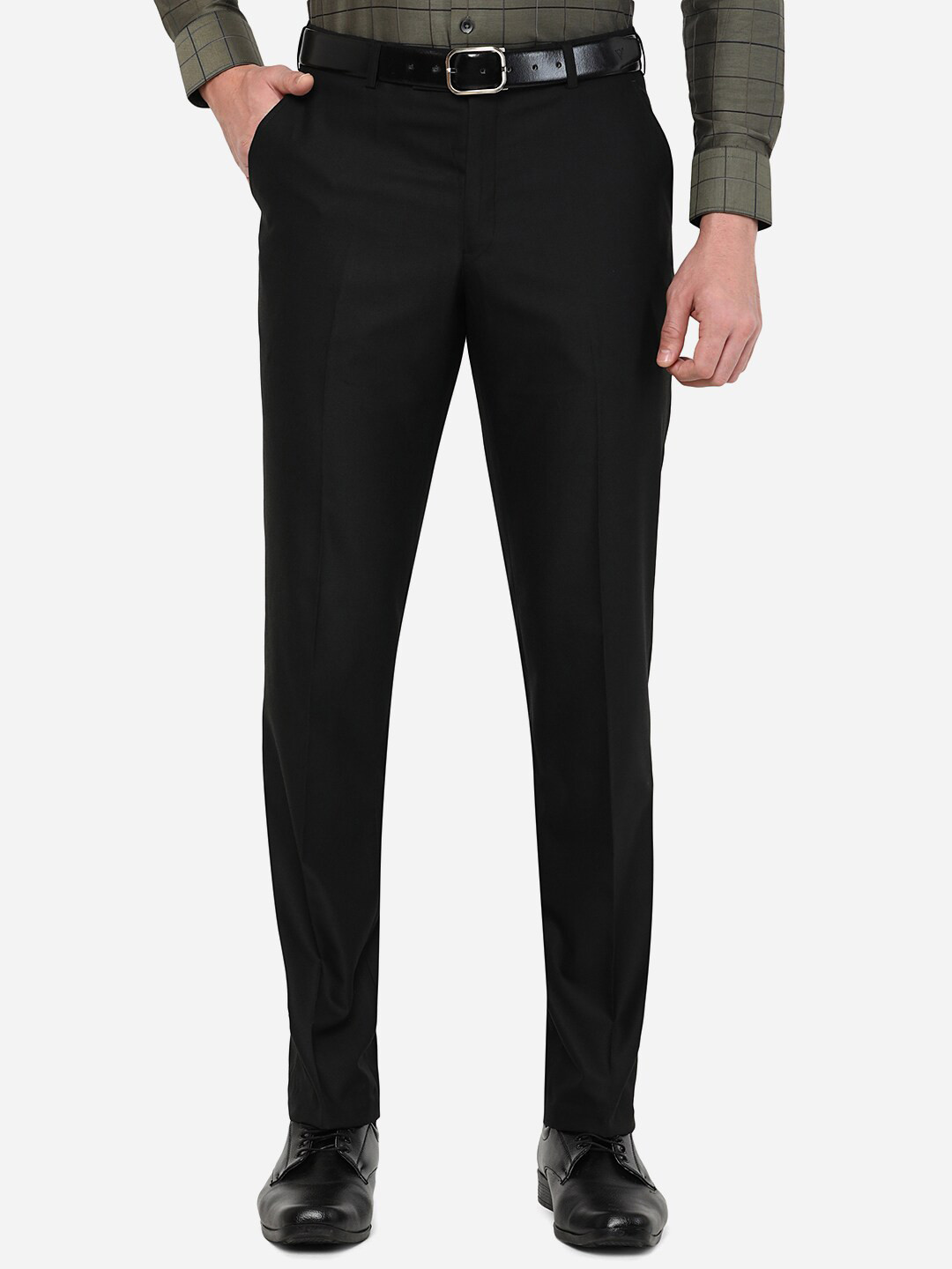 

JADE BLUE Men Black Trousers
