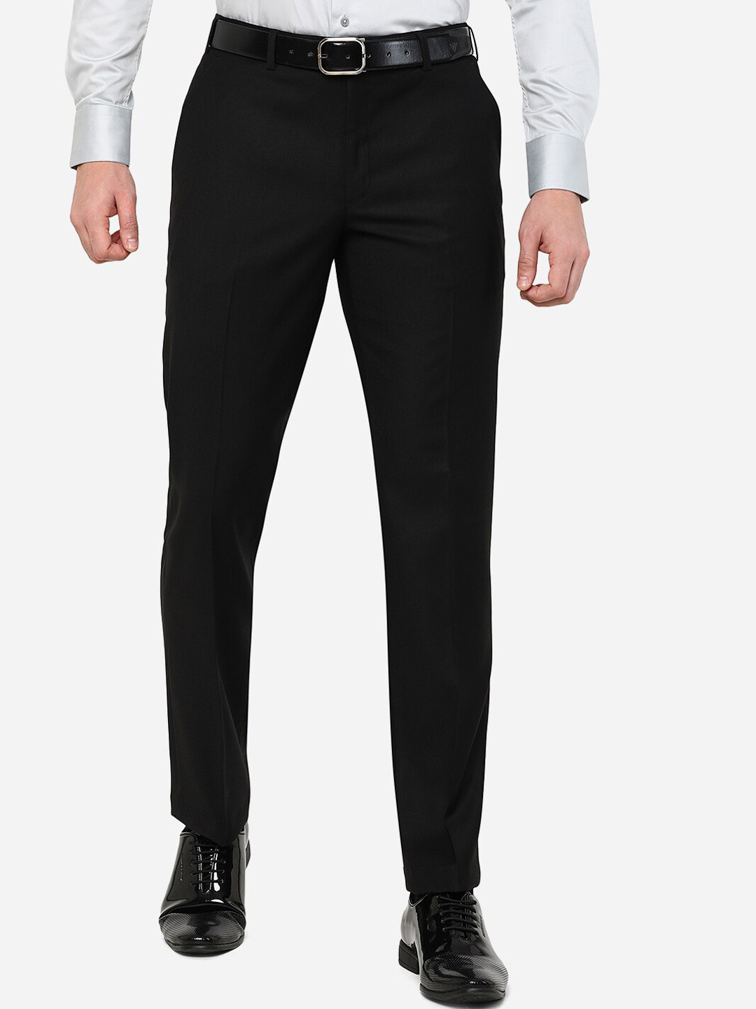 

JADE BLUE Men Black Trousers