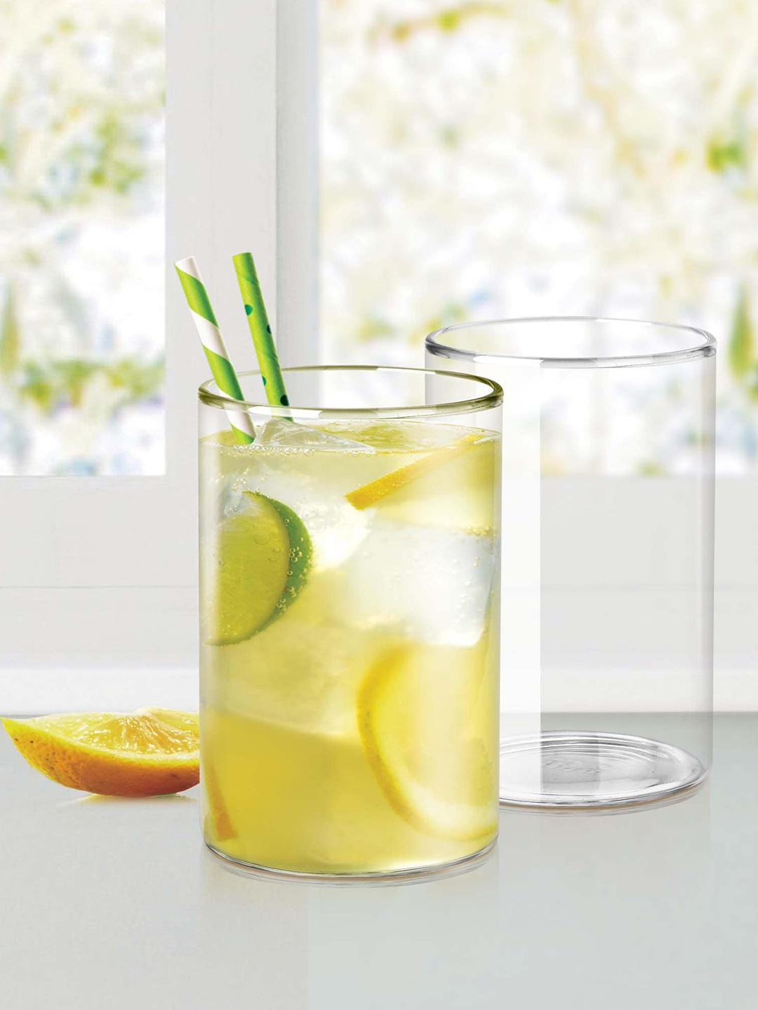 

Treo Set Of 3 Transparent Vector Borosilicate Glass Tumbler 255 ml each