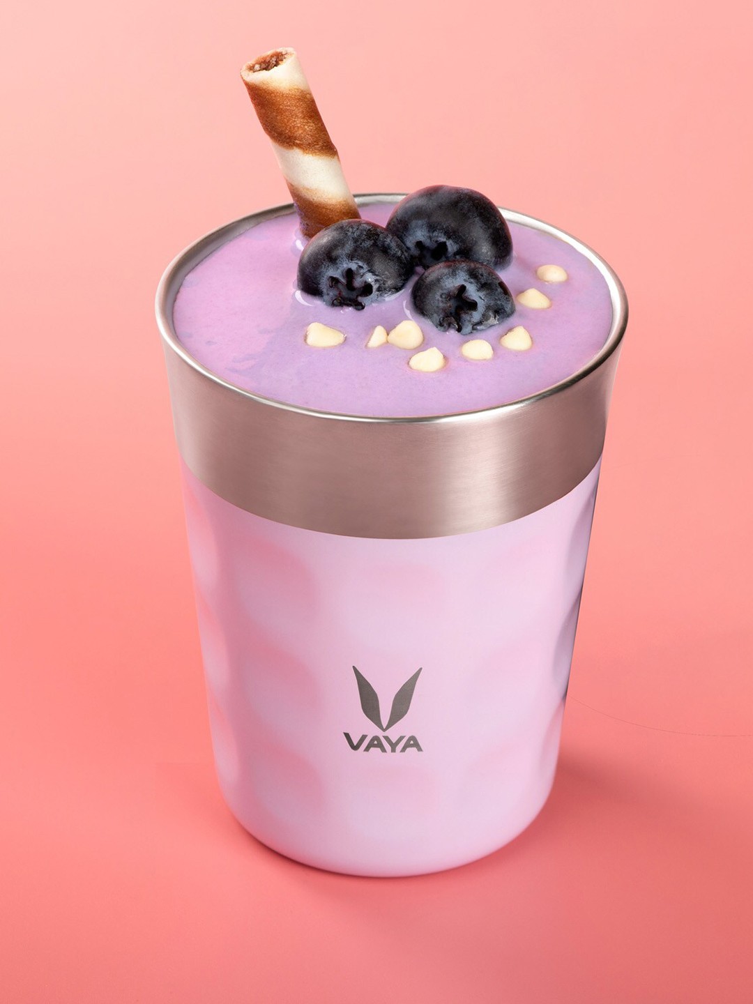 

Vaya PopCup Set of 2 Purple Insulated Stainless Steel Tumblers 250ml each