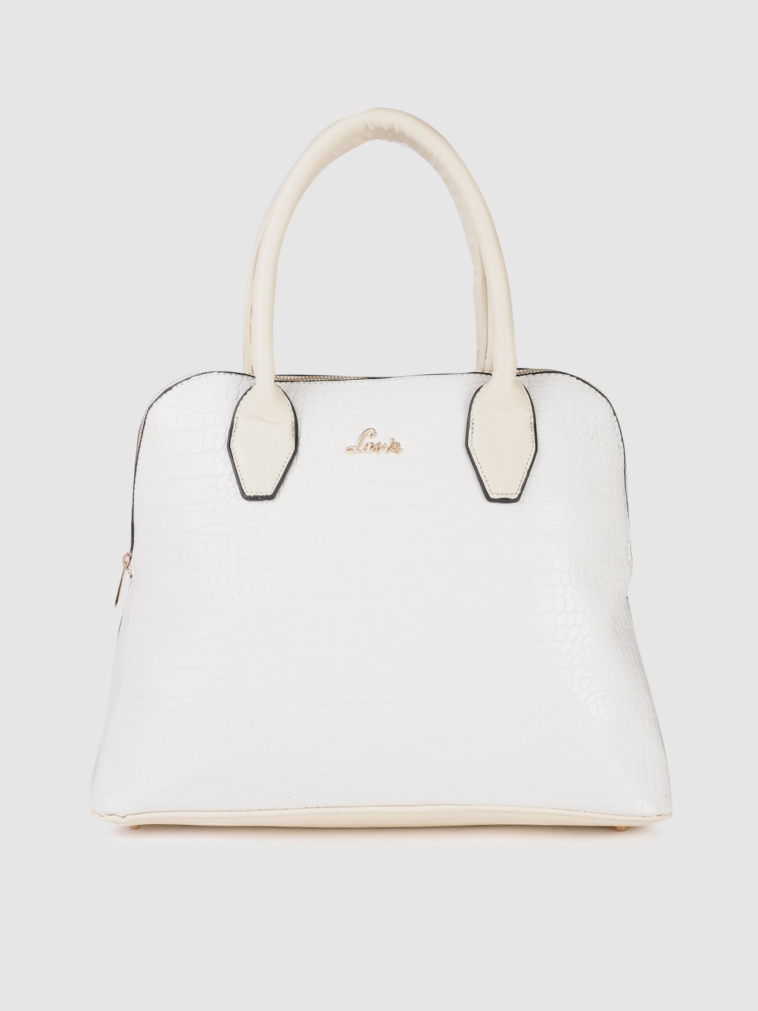 

Lavie White Animal Textured Structured Shoulder Bag