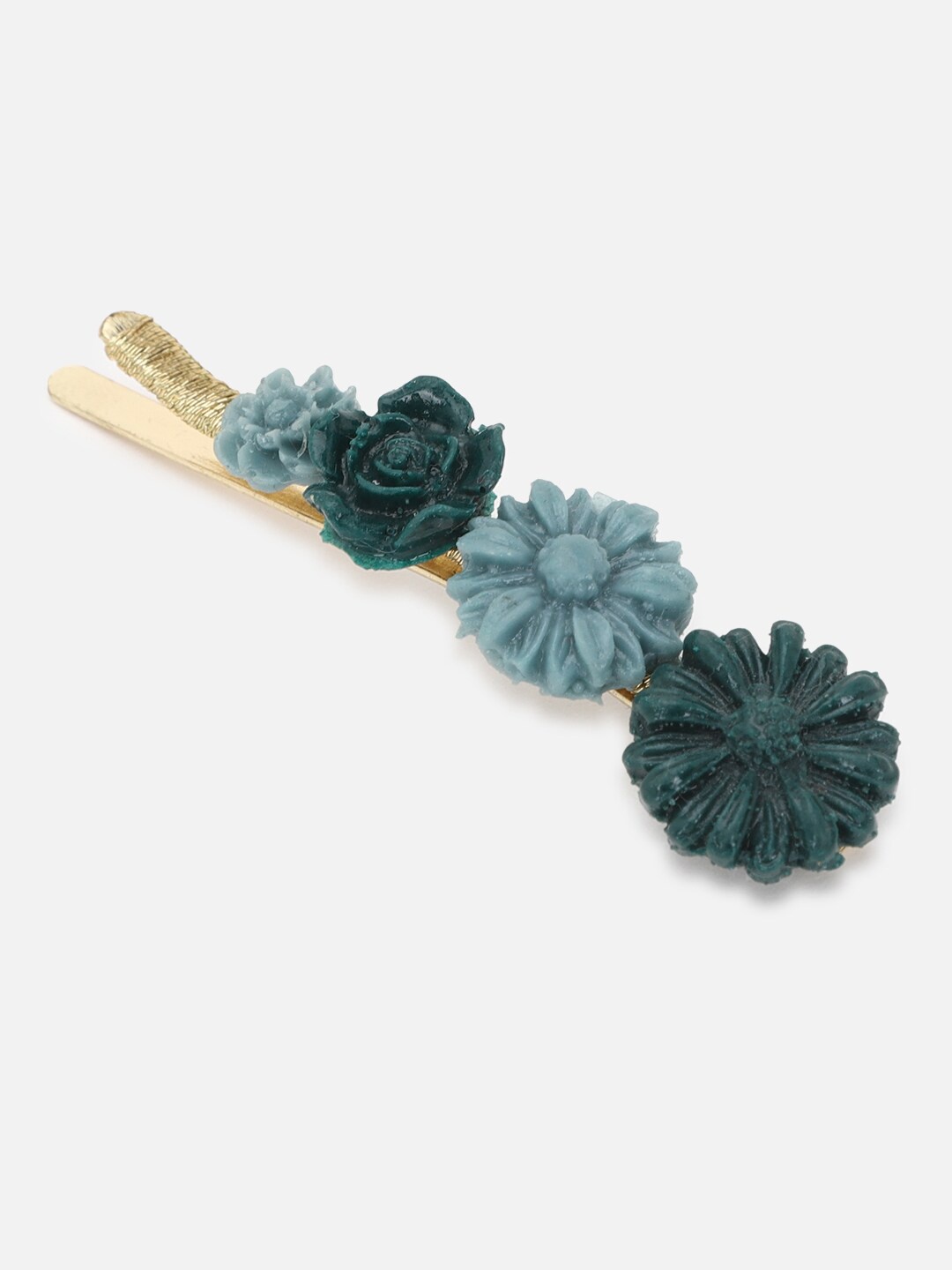 

FOREVER 21 Women Blue & Gold-Toned Bobby Pin