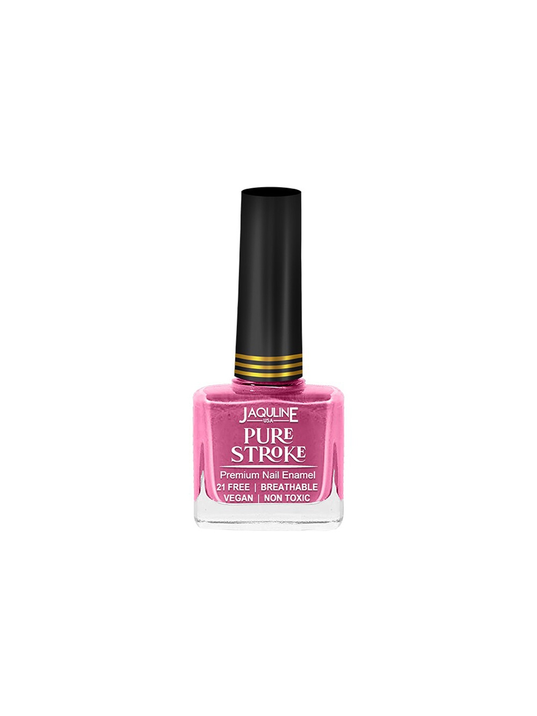 

Jaquline USA Pure Stroke Breathable Premium Nail Enamel 10ml - Sinless, Pink