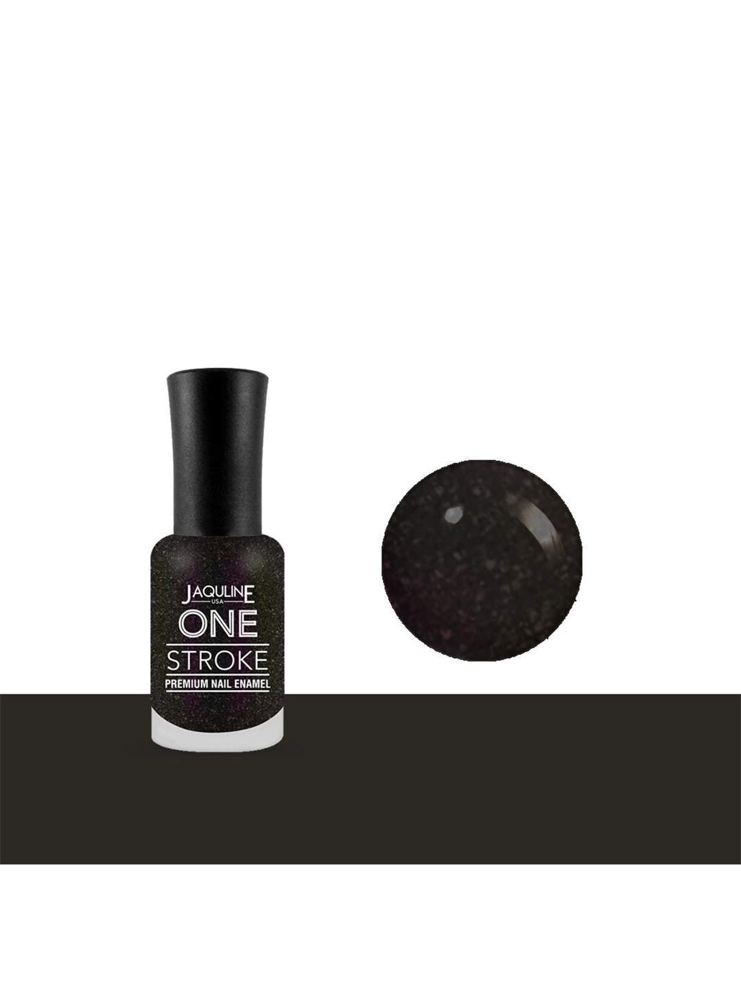 

Jaquline USA One Stroke Premium Nail Enamel 8ml - Friday Heat J60, Black