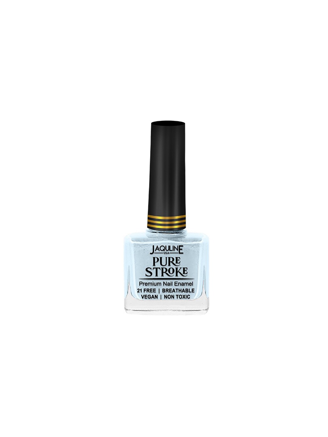 

Jaquline USA Pure Stroke Breathable Premium Nail Enamel 10ml - Virtous, Blue