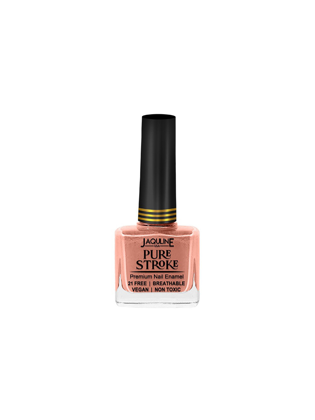 

Jaquline USA Pure Stroke Breathable Premium Nail Enamel 10ml - Entrancing, Peach