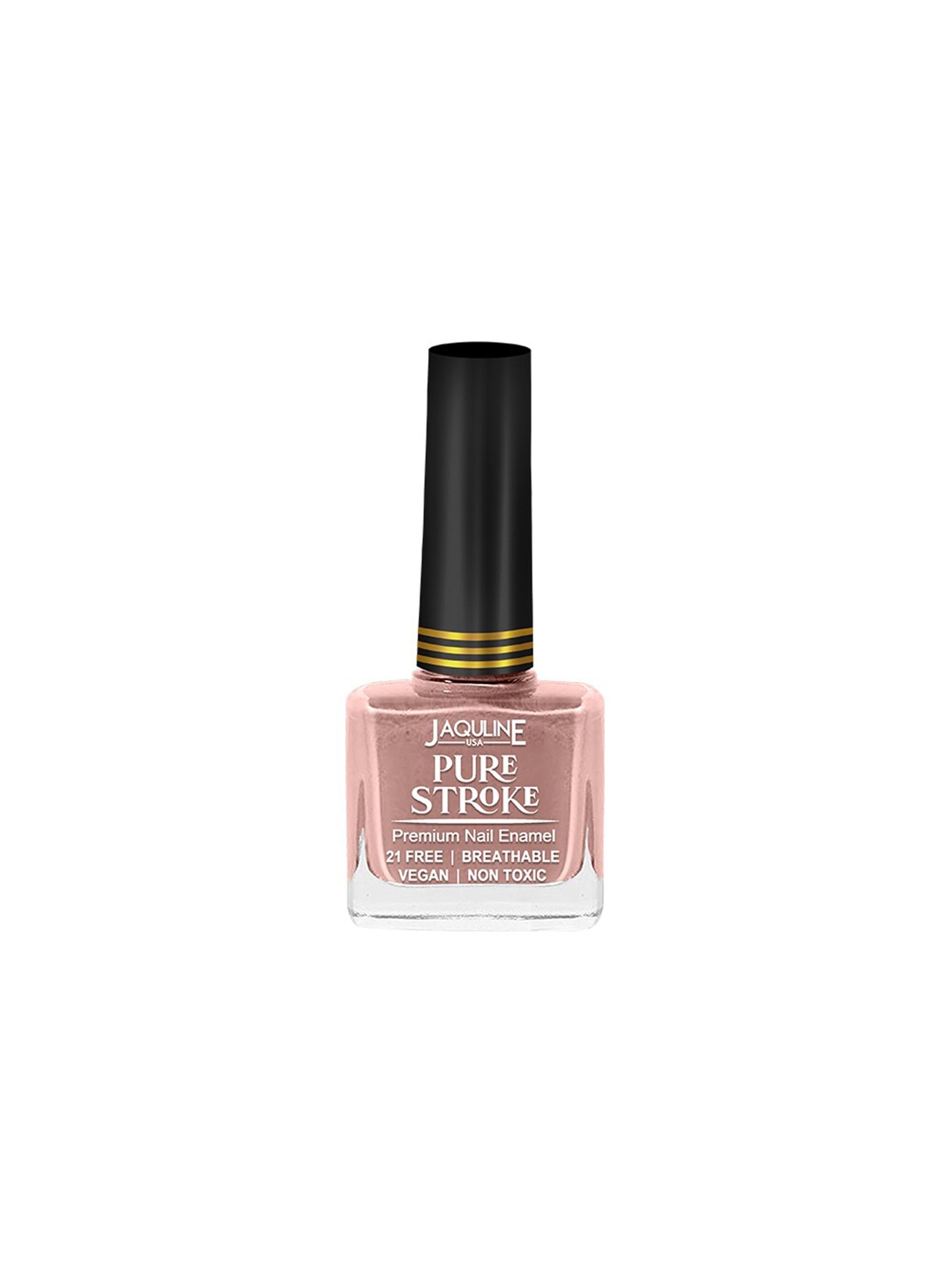 

Jaquline USA Pure Stroke Breathable Premium Nail Enamel 10ml - Divine, Nude