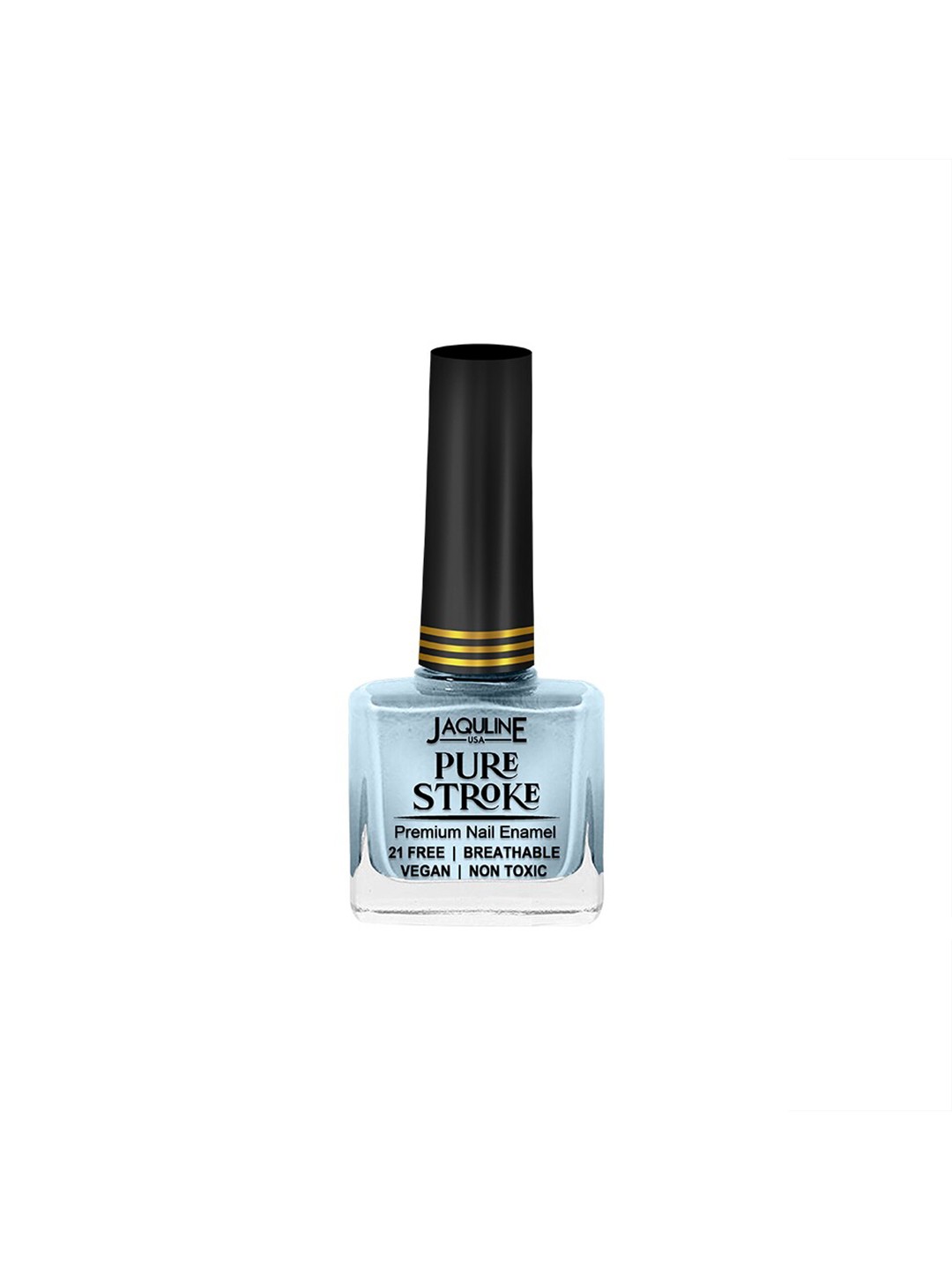 

Jaquline USA Pure Stroke Breathable Premium Nail Enamel 10ml - Godly, Blue