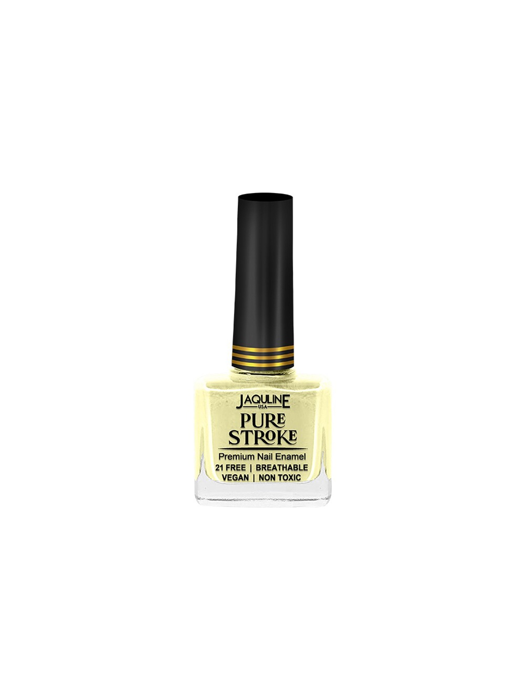 

Jaquline USA Pure Stroke Breathable Premium Nail Enamel 10ml - Dependable, Yellow