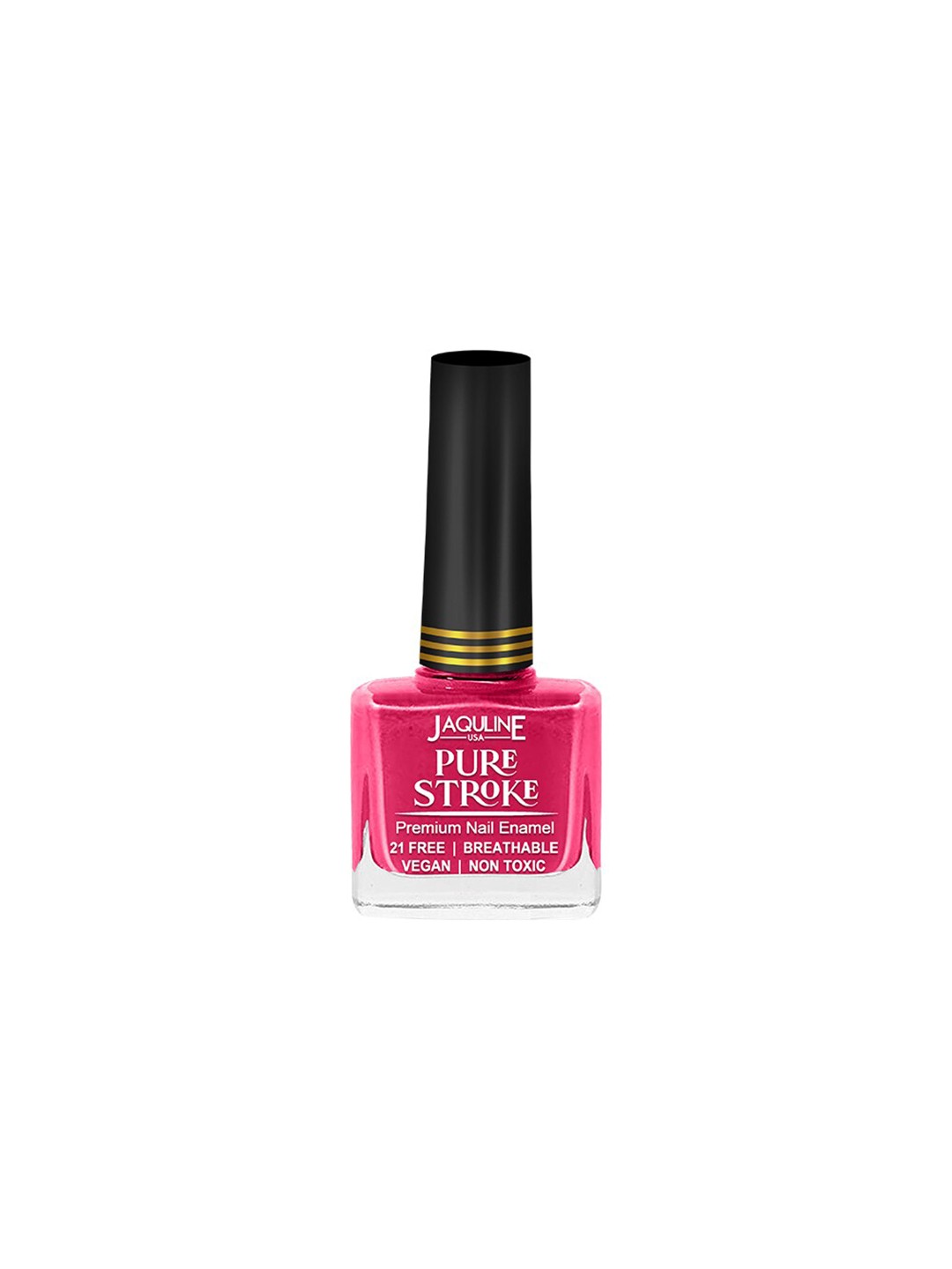 

Jaquline USA Pure Stroke Breathable Premium Nail Enamel 10ml - Pious, Pink