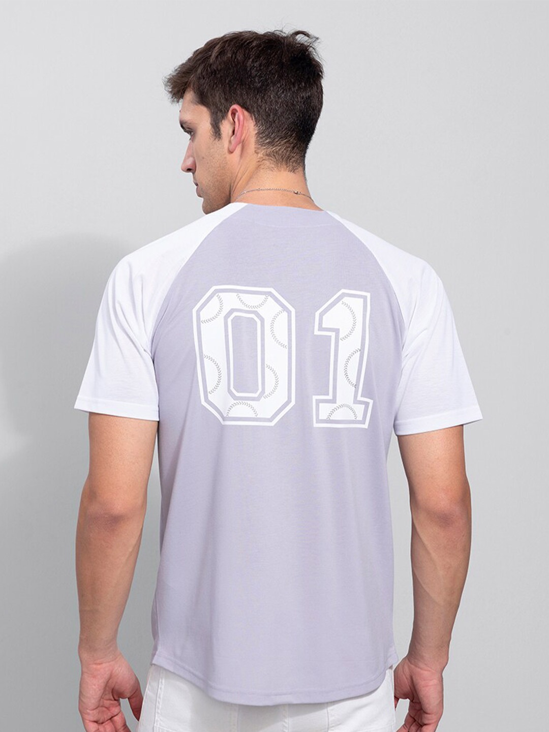 

Snitch Men Slim Fit Printed Casual Shirt, Lavender