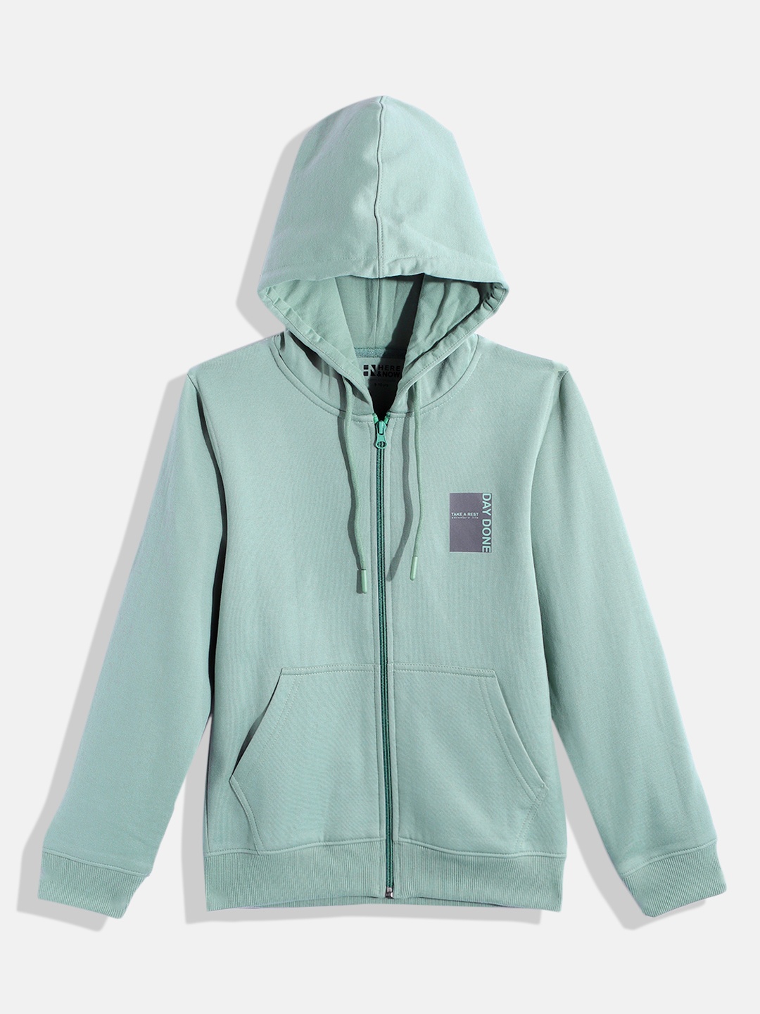 

HERE&NOW Boys Green Hooded Sweatshirt