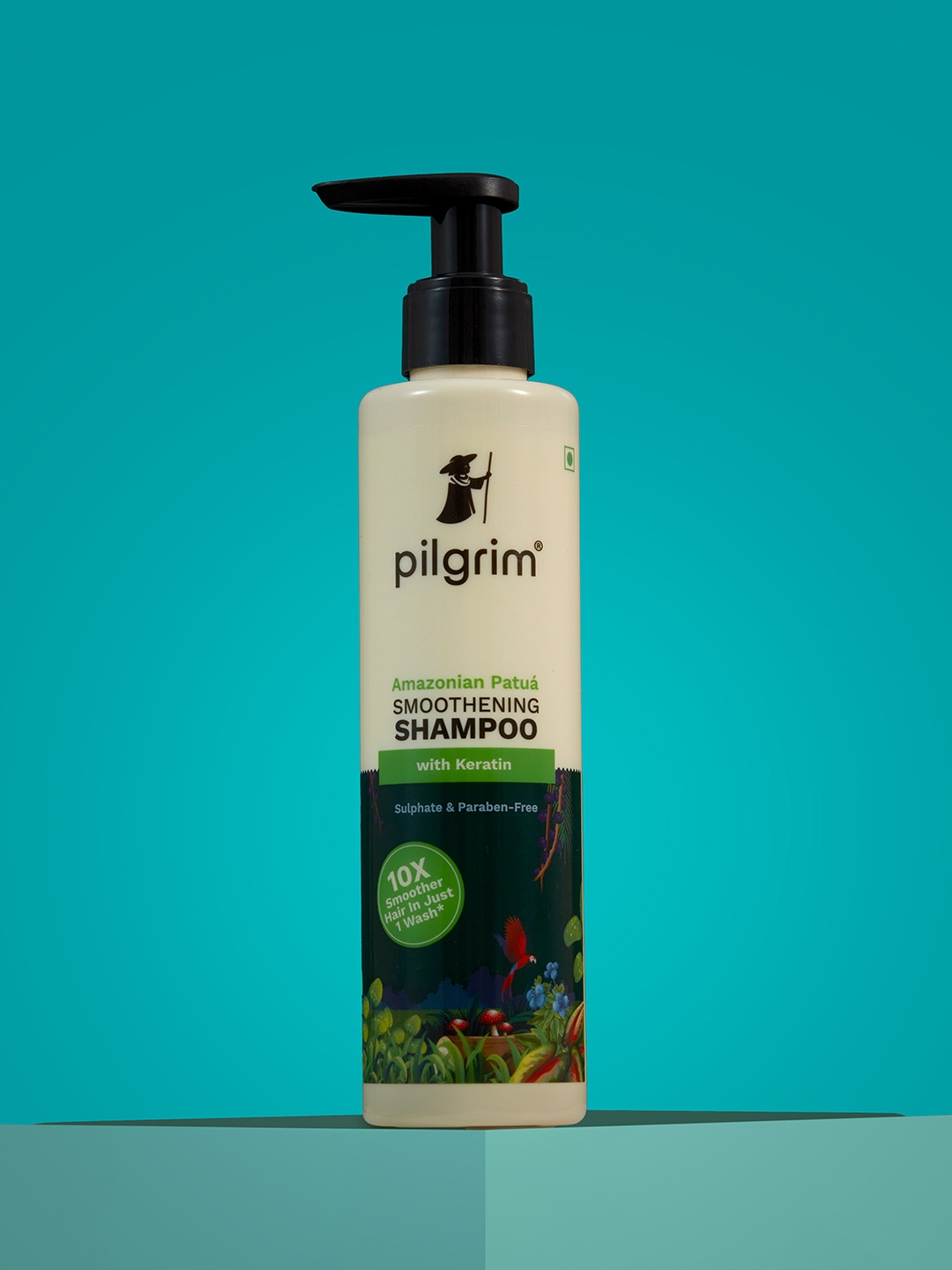 

Pilgrim Advanced Patua & Keratin Smoothening Shampoo for Dry & Frizzy Hair - 200ml, Green