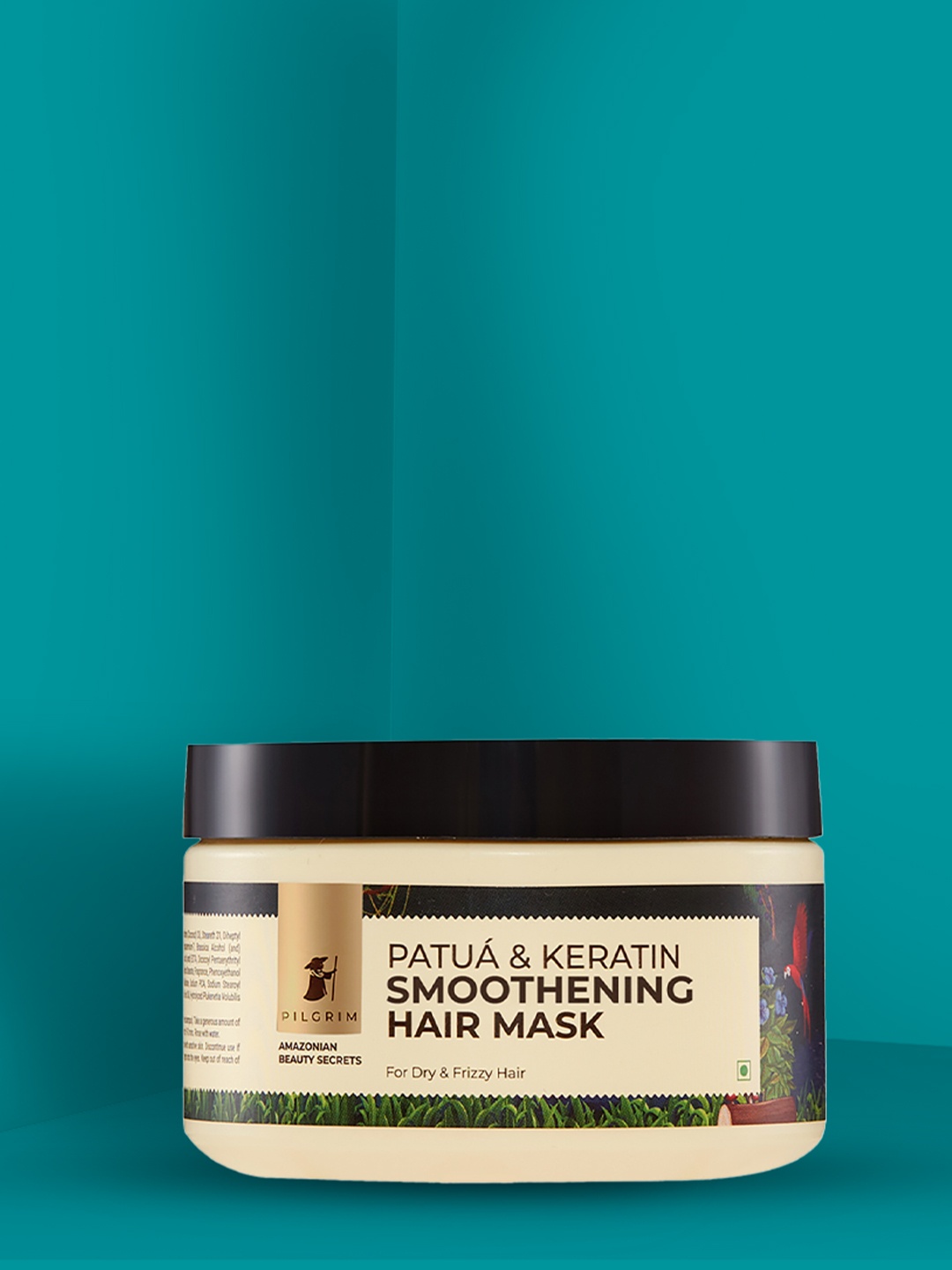 

Pilgrim Patua & Keratin Smoothening Hair Care Mask for Smooth Healthy & Shiny Hair - 200g, Beige