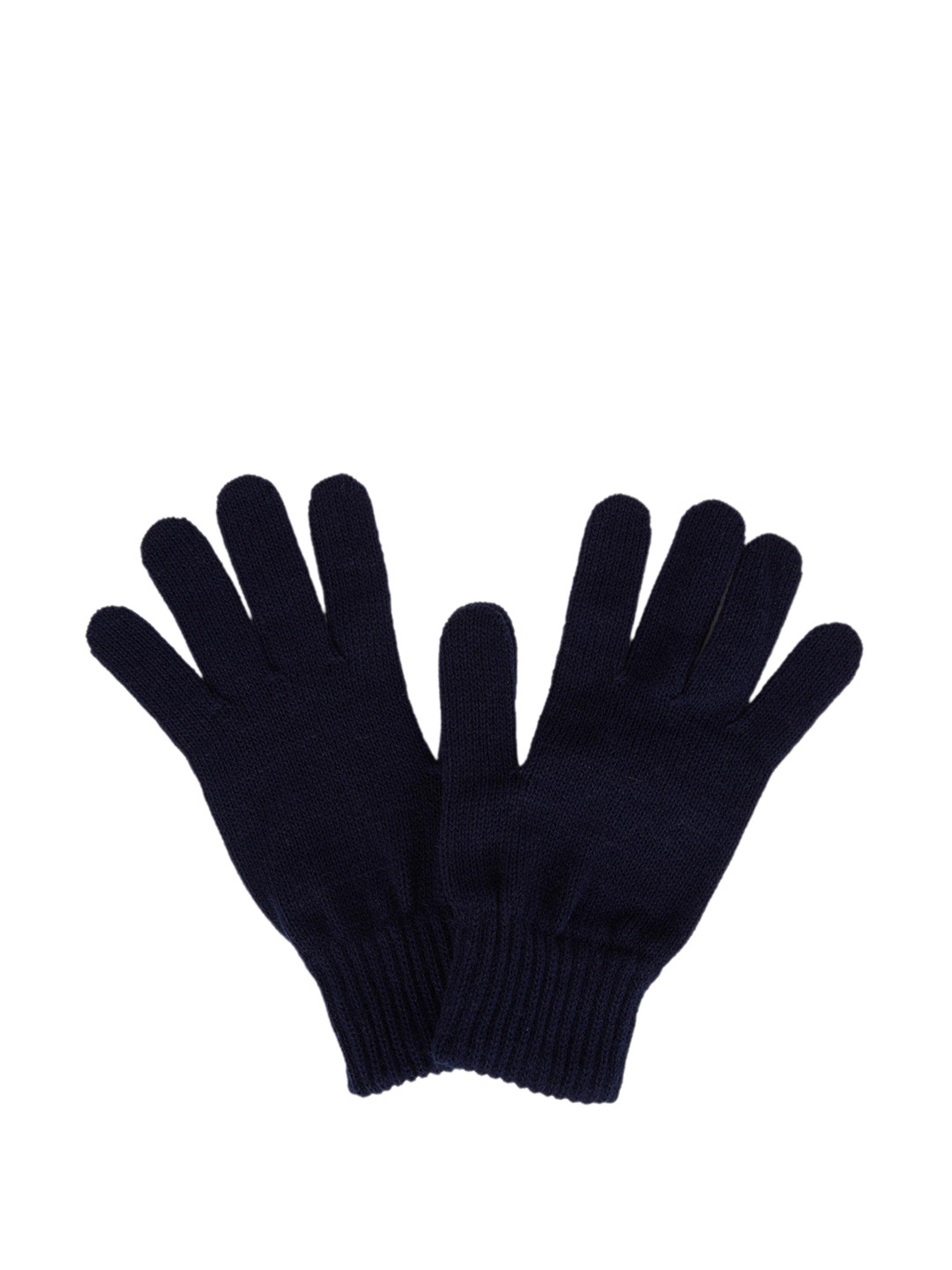 

DeFacto Men Navy Blue Solid Acrylic Hand Gloves