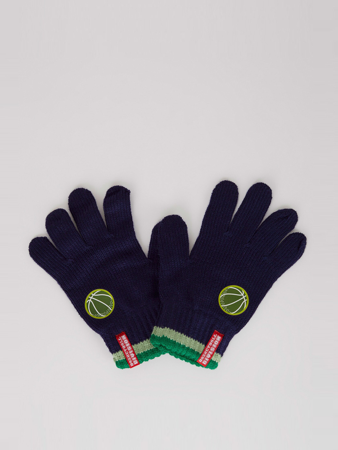 

DeFacto Boys Navy Blue Solid Acrylic Hand Gloves