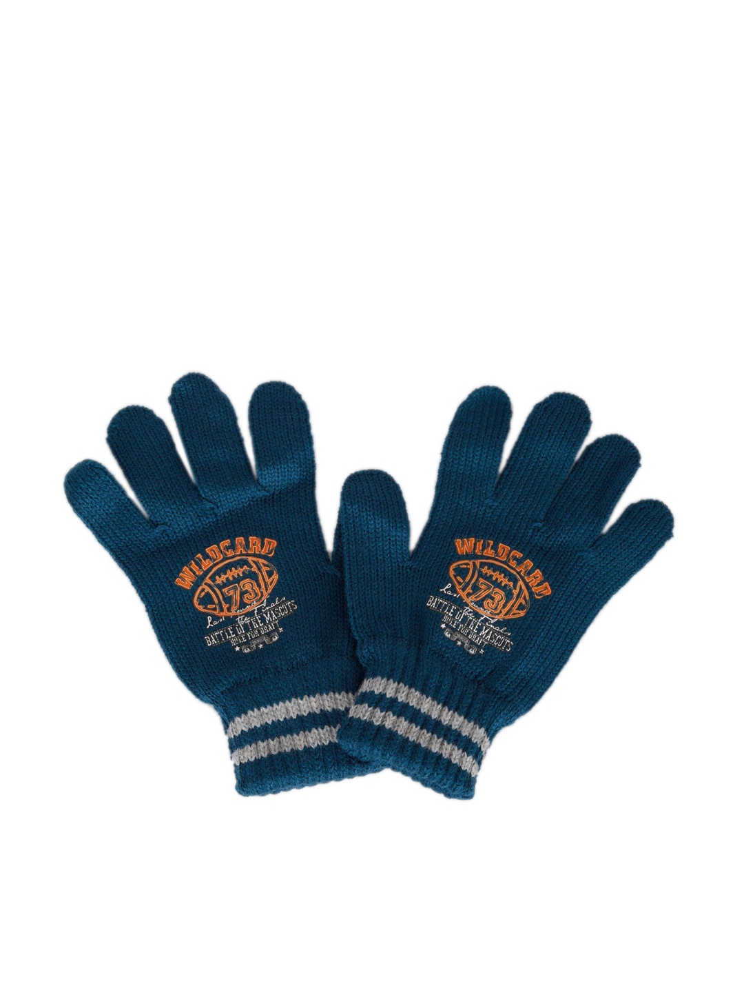 

DeFacto Boys Blue Printed Acrylic Hand Gloves