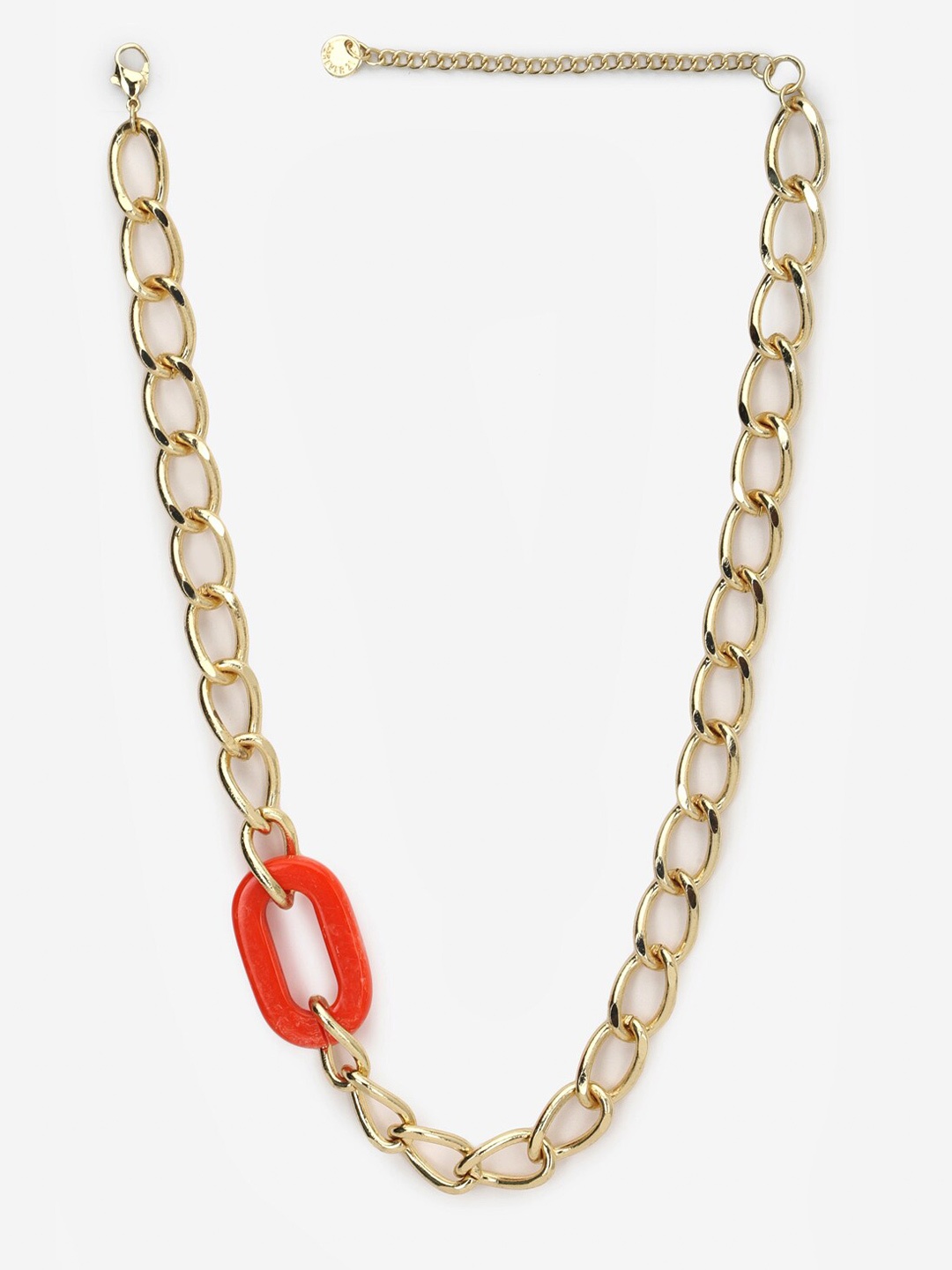 

FOREVER 21 Women Gold-Toned & Red Necklace