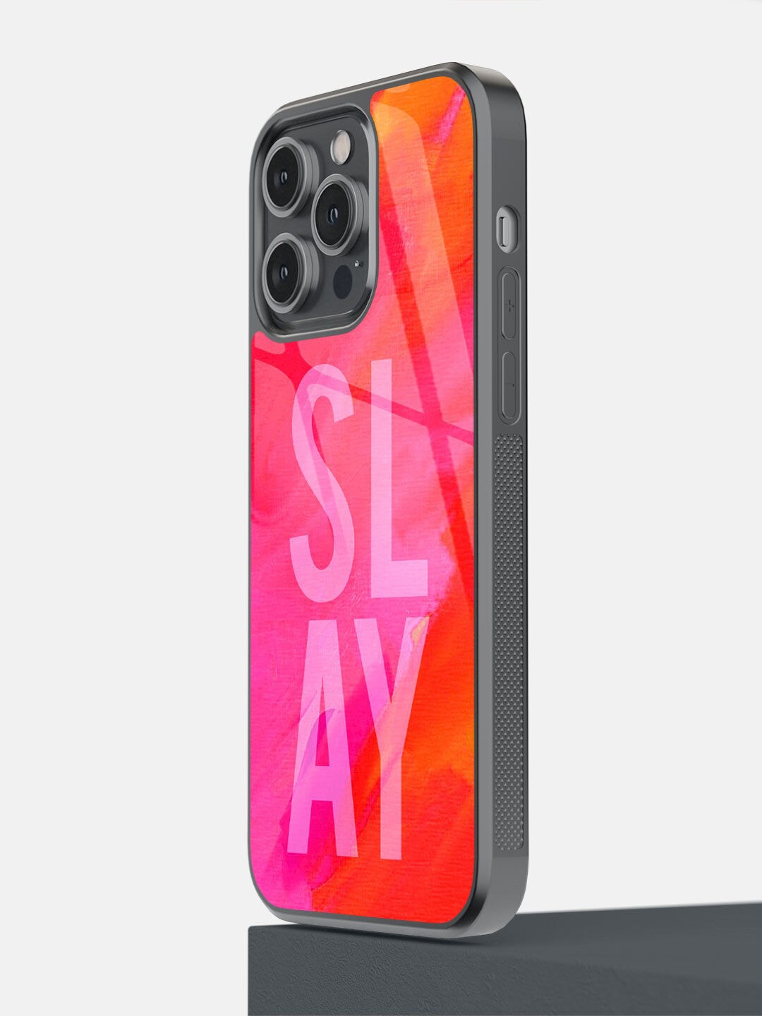 

macmerise Pink Slay Printed iPhone 14 Pro Max Bumper Case