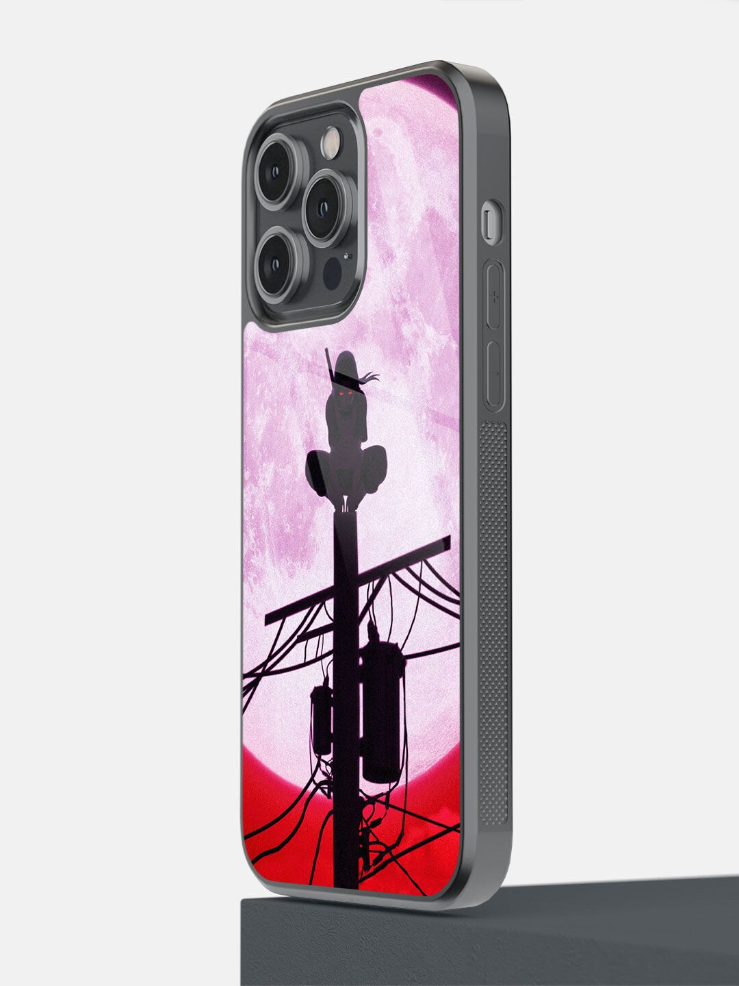 

macmerise Pink & Black Itachi Uchiha iPhone 14 Pro Max Bumper Back Case