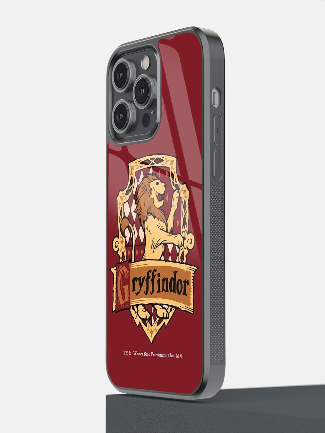 

macmerise Red & Brown Crest Gryffindor iPhone 14 Pro Max Bumper Back Case
