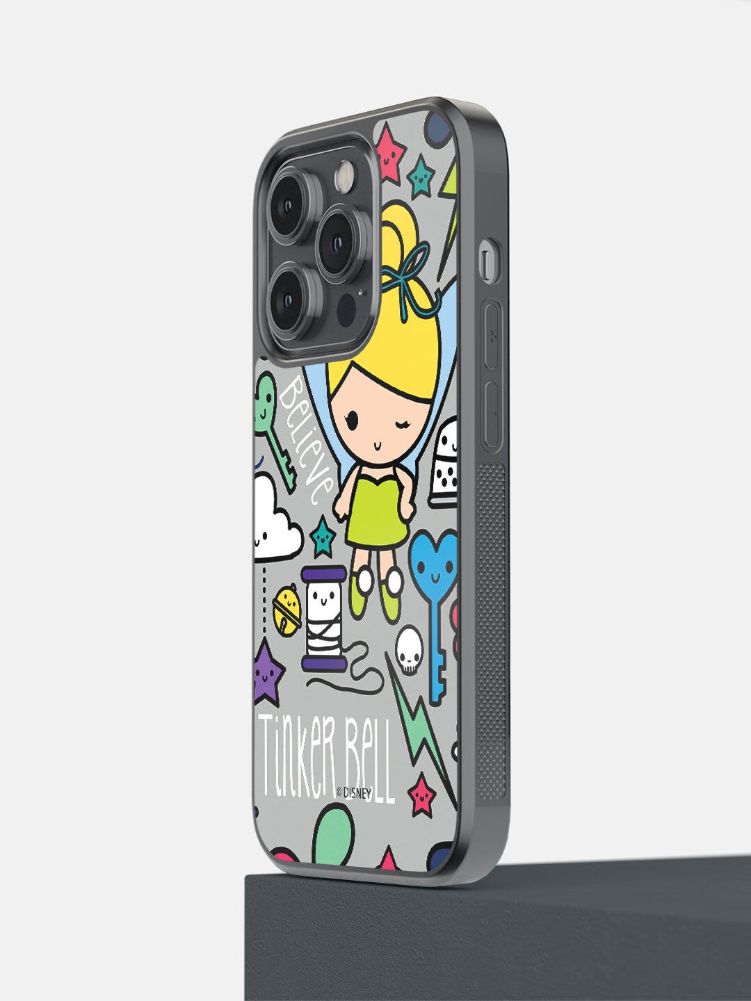 

macmerise Grey Cartoon Print Polycarbonate iPhone 14 Phone back case