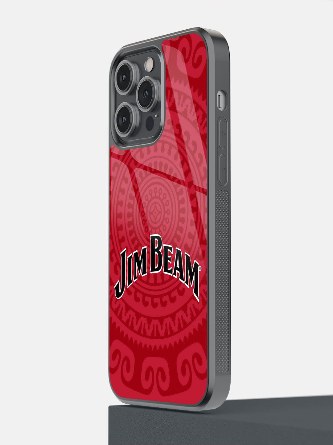 

macmerise Red Jim Beam Kakau Printed iPhone 14 Pro Max Bumper Case