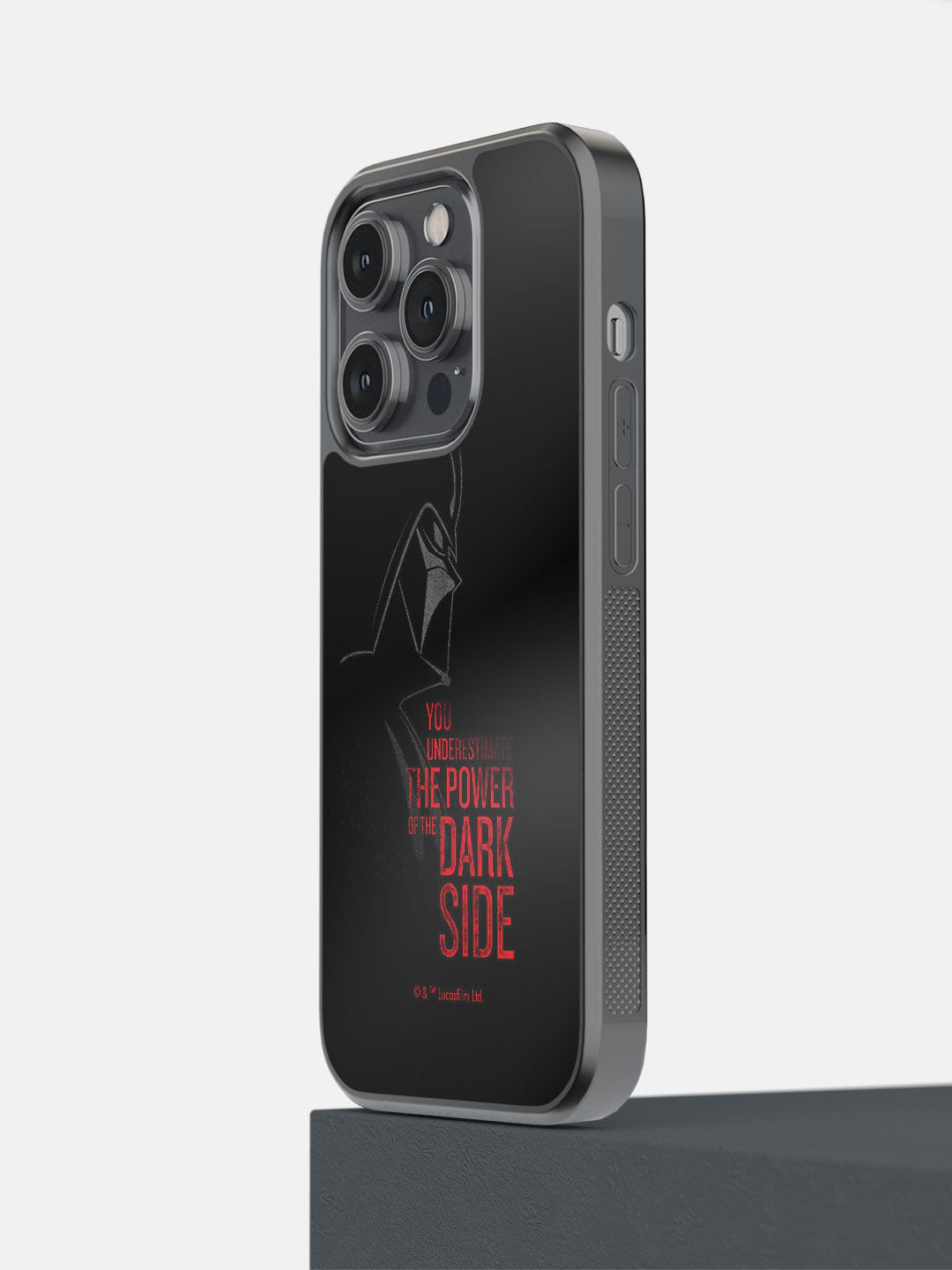 

macmerise Black The Dark Side Printed iPhone 14 Pro Bumper Case