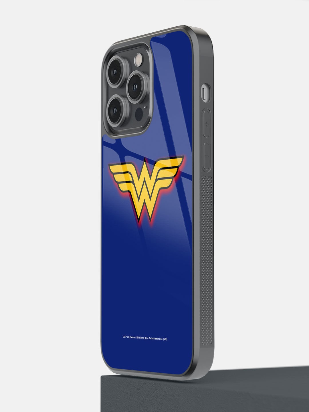 

macmerise Blue Printed Logo Wonder Woman iPhone 14 Pro Max Phone Back Case