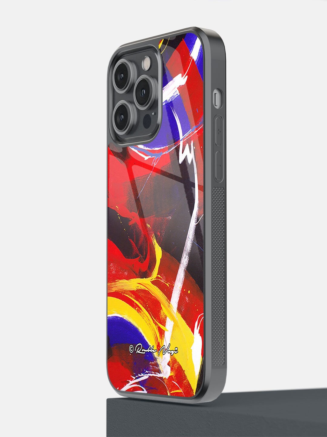 

macmerise Red New World Printed iPhone 14 Pro Max Bumper Case