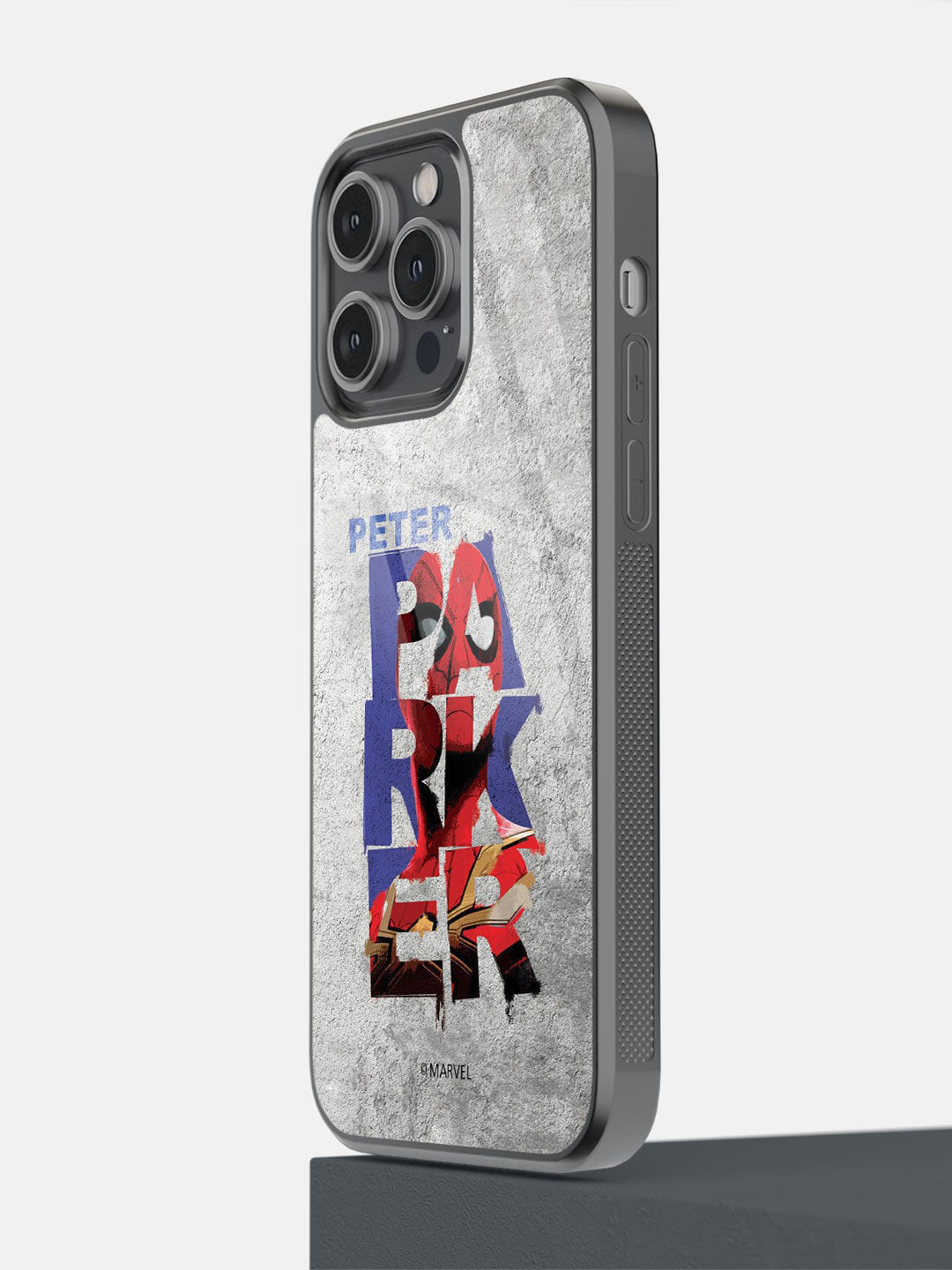 

macmerise Black Peter Parker Grunge Printed iPhone 14 Pro Max Back Case
