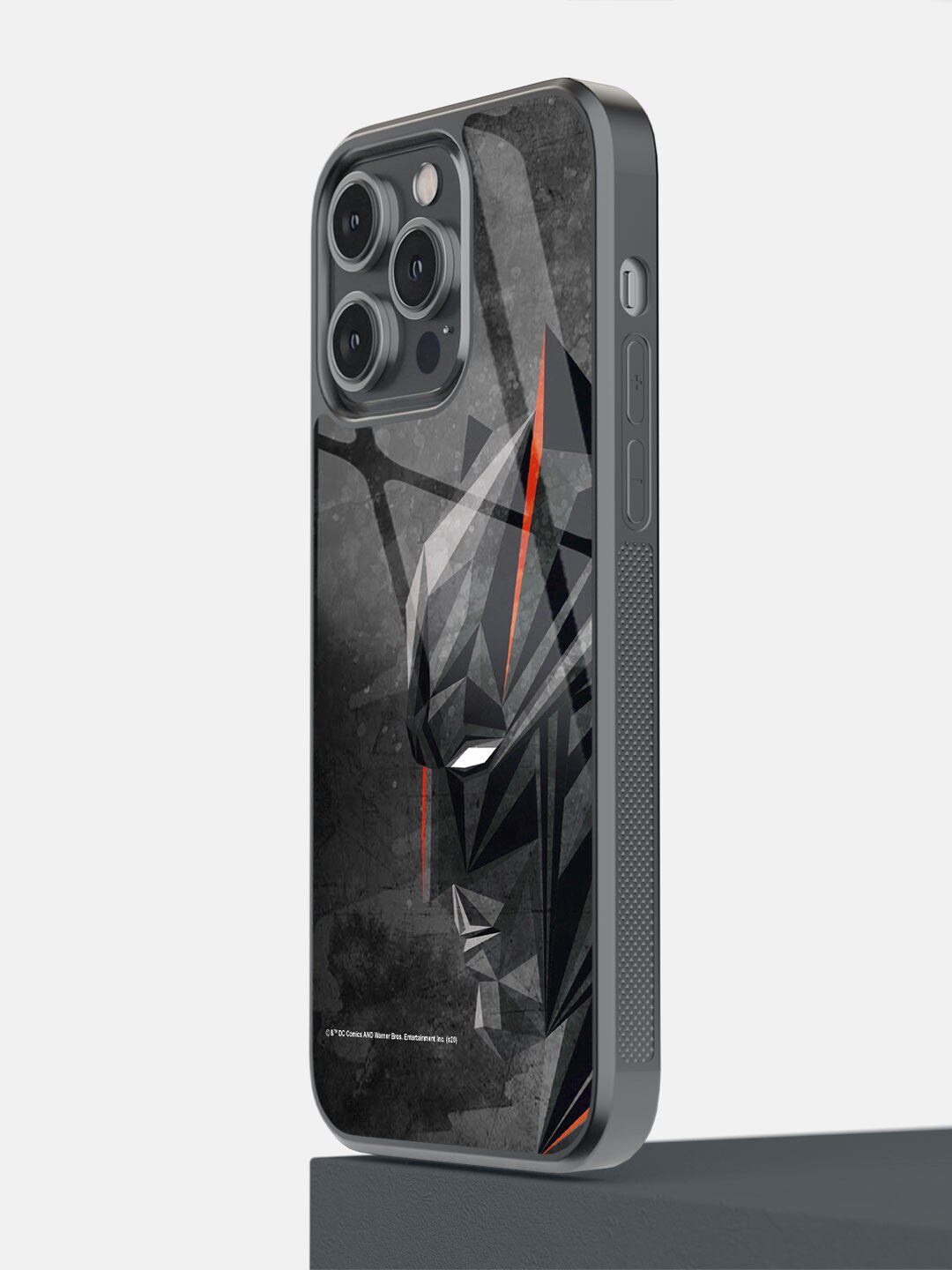

macmerise Black Printed Batman Geometric iPhone 14 Pro MaxBack Cover