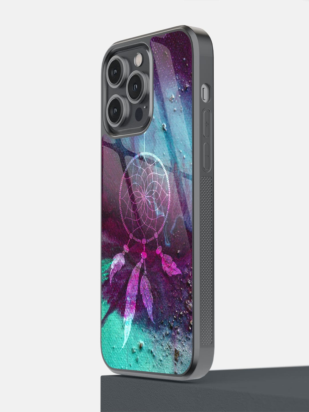 

macmerise Purple & Blue Dream Catcher Design iPhone 14 Pro Max Bumper Case