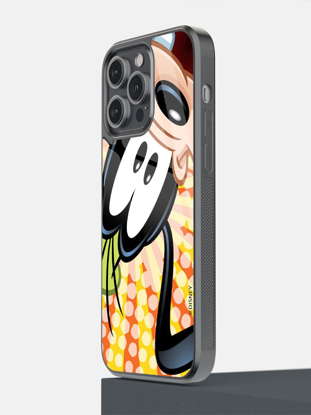 

macmerise Black Goofy Upside Down Printed iPhone 14 Pro Max Bumper Case