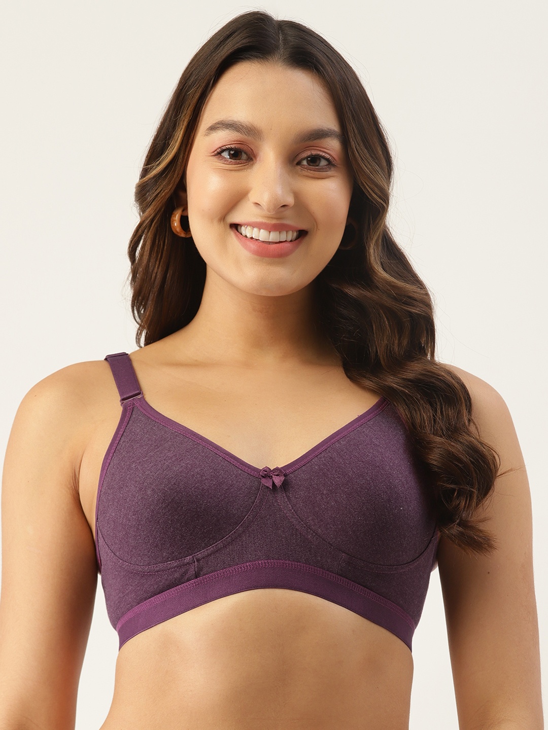 

DressBerry Non Padded Non Wired Bra, Purple
