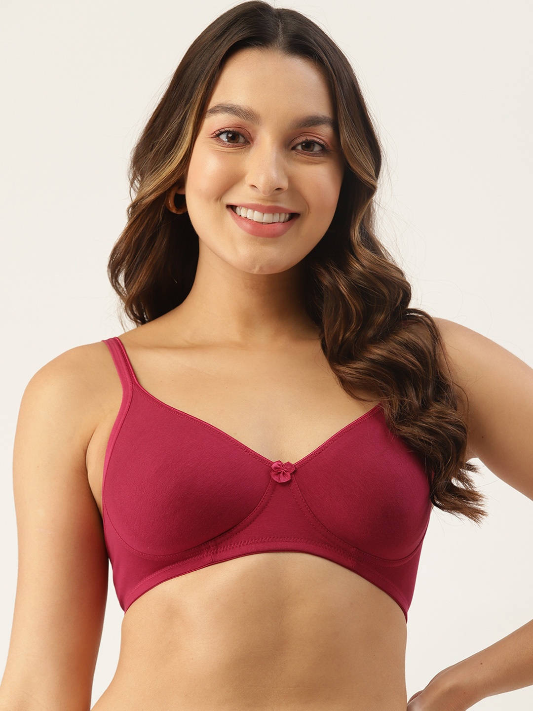 

DressBerry Non-Padded Non Wired Bra, Maroon