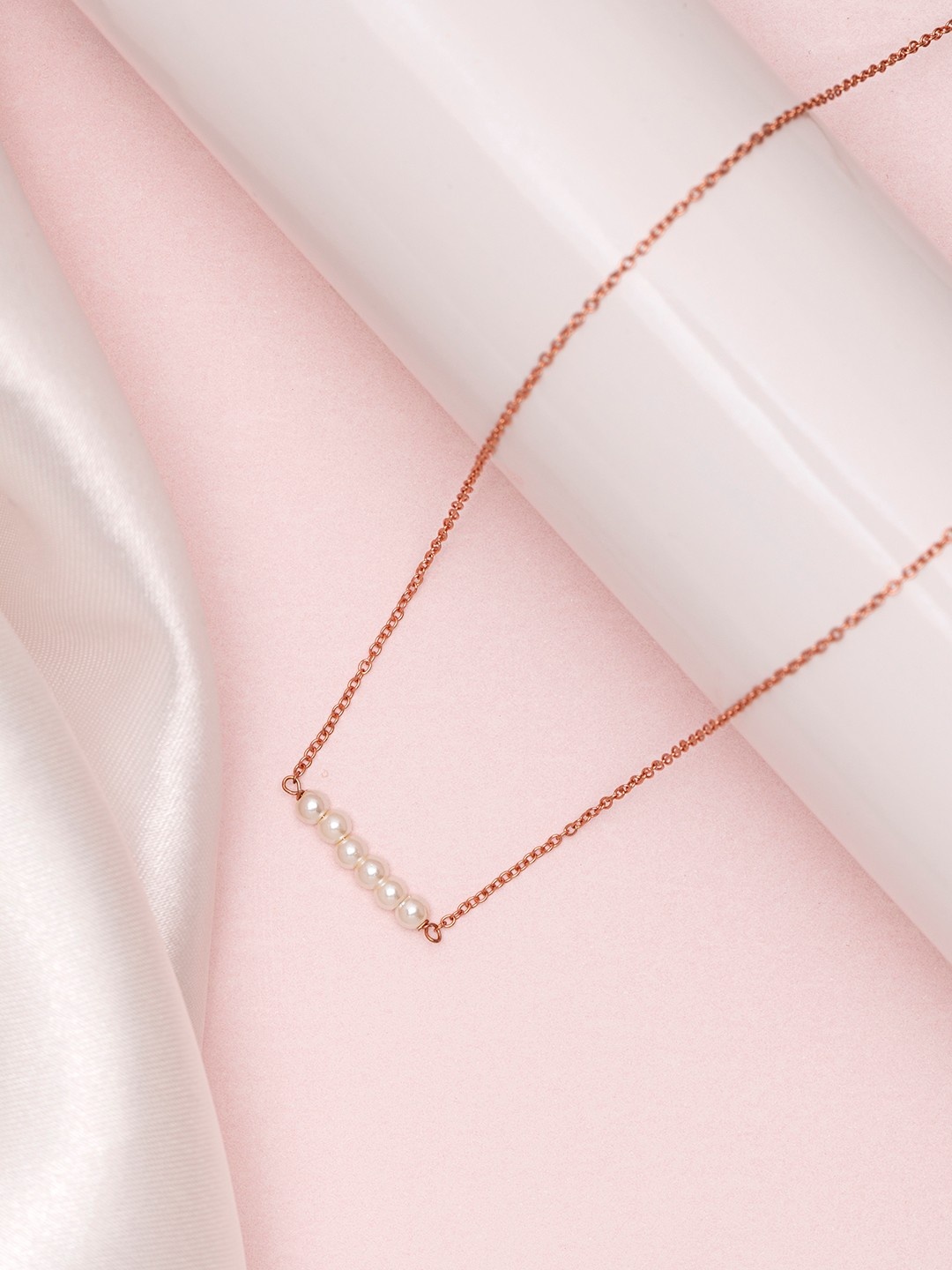 

Zavya Rose Gold Silver Rose Gold-Plated Chain